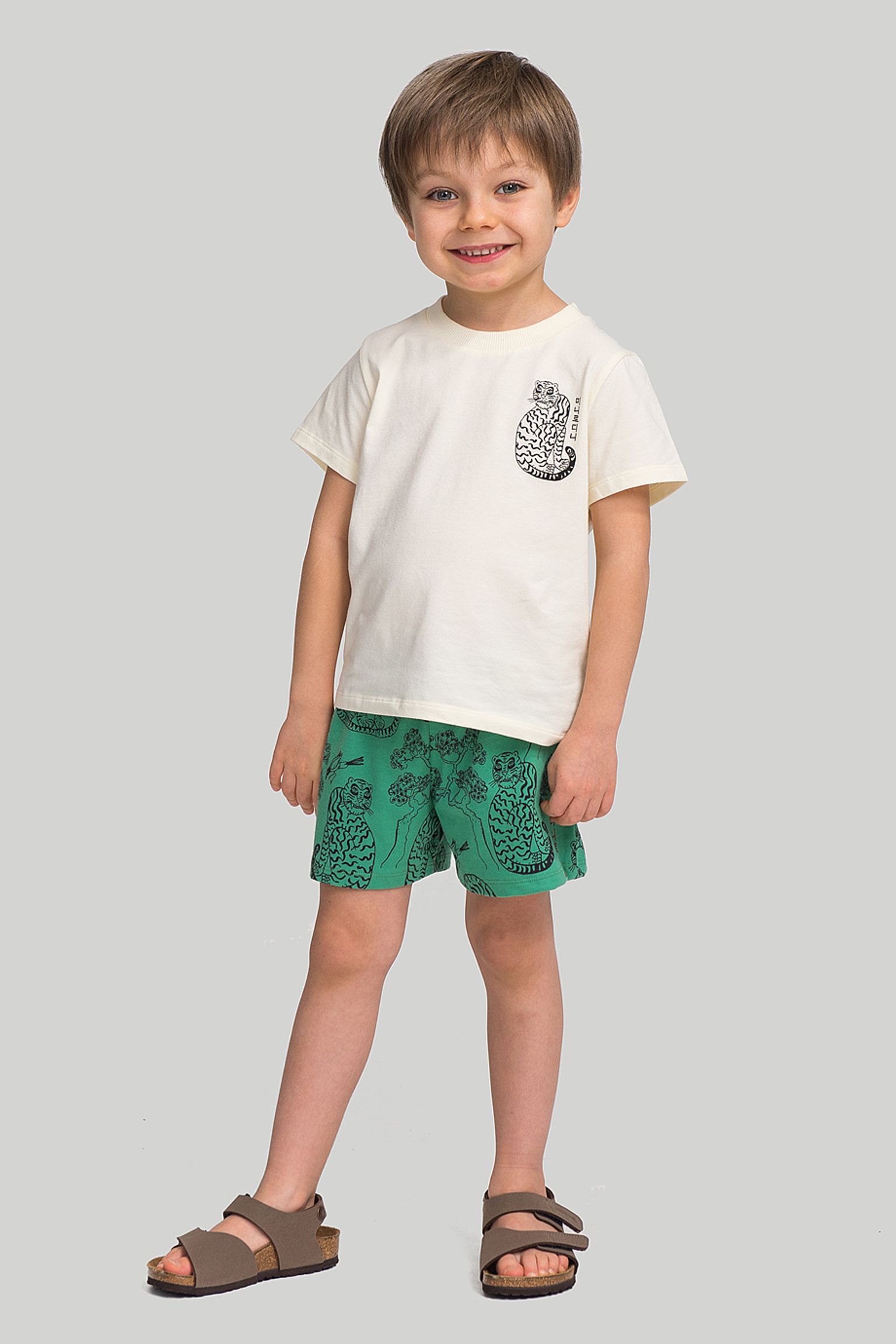 шорти MINI RODINI Tigers aop shorts