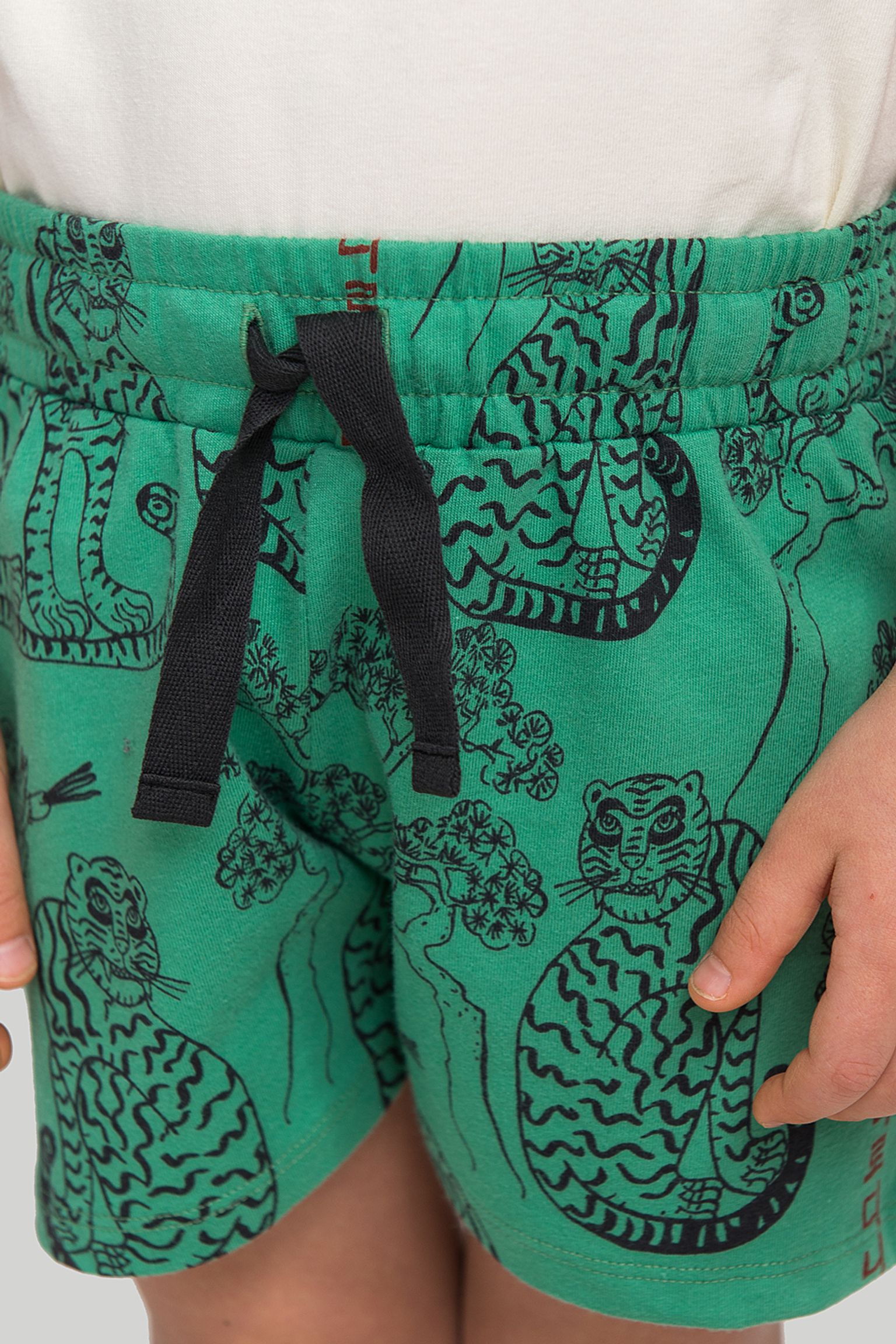 шорты MINI RODINI Tigers aop shorts с доставкой