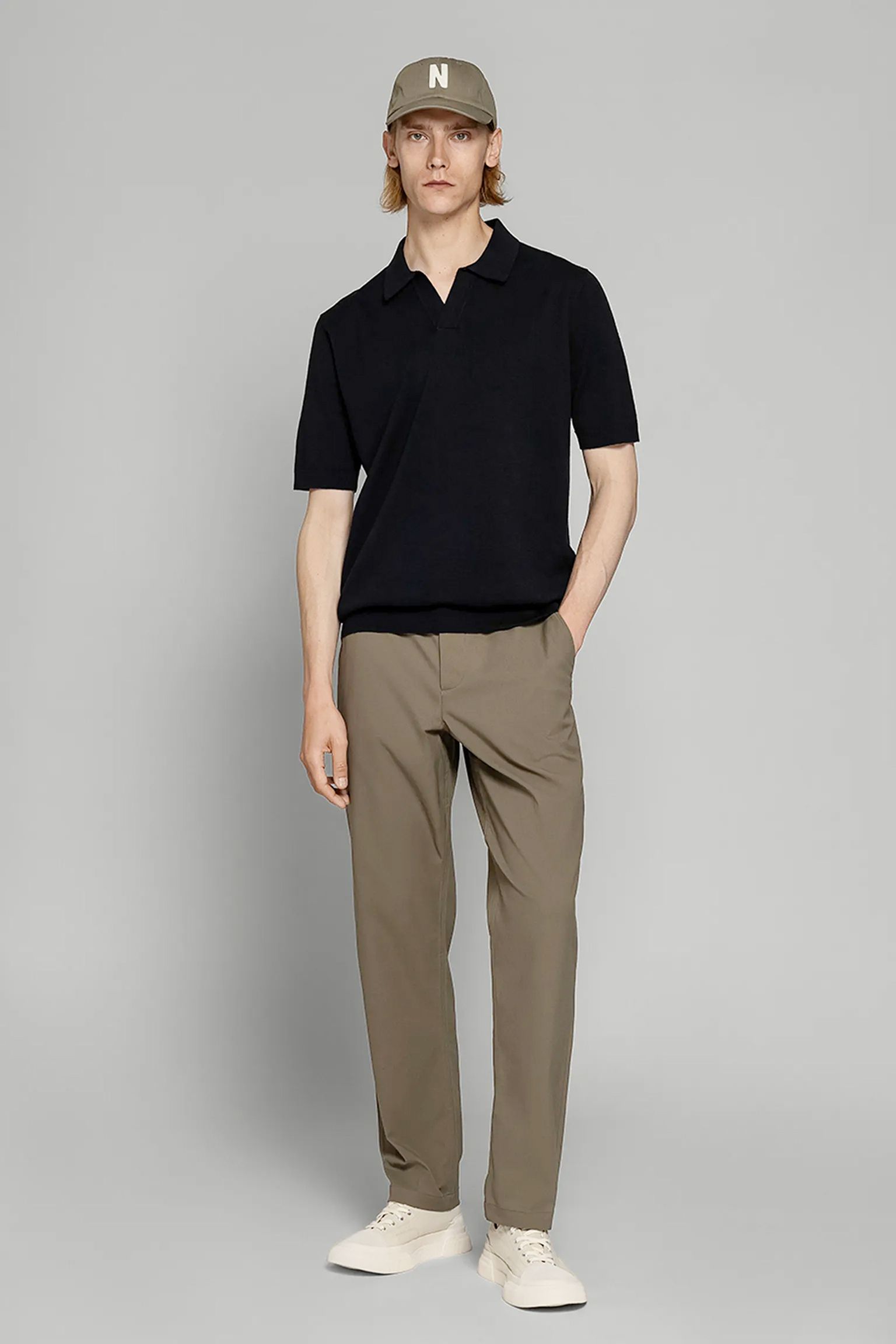 Поло NORSE PROJECT Leif Cotton Linen Polo купить в Украине