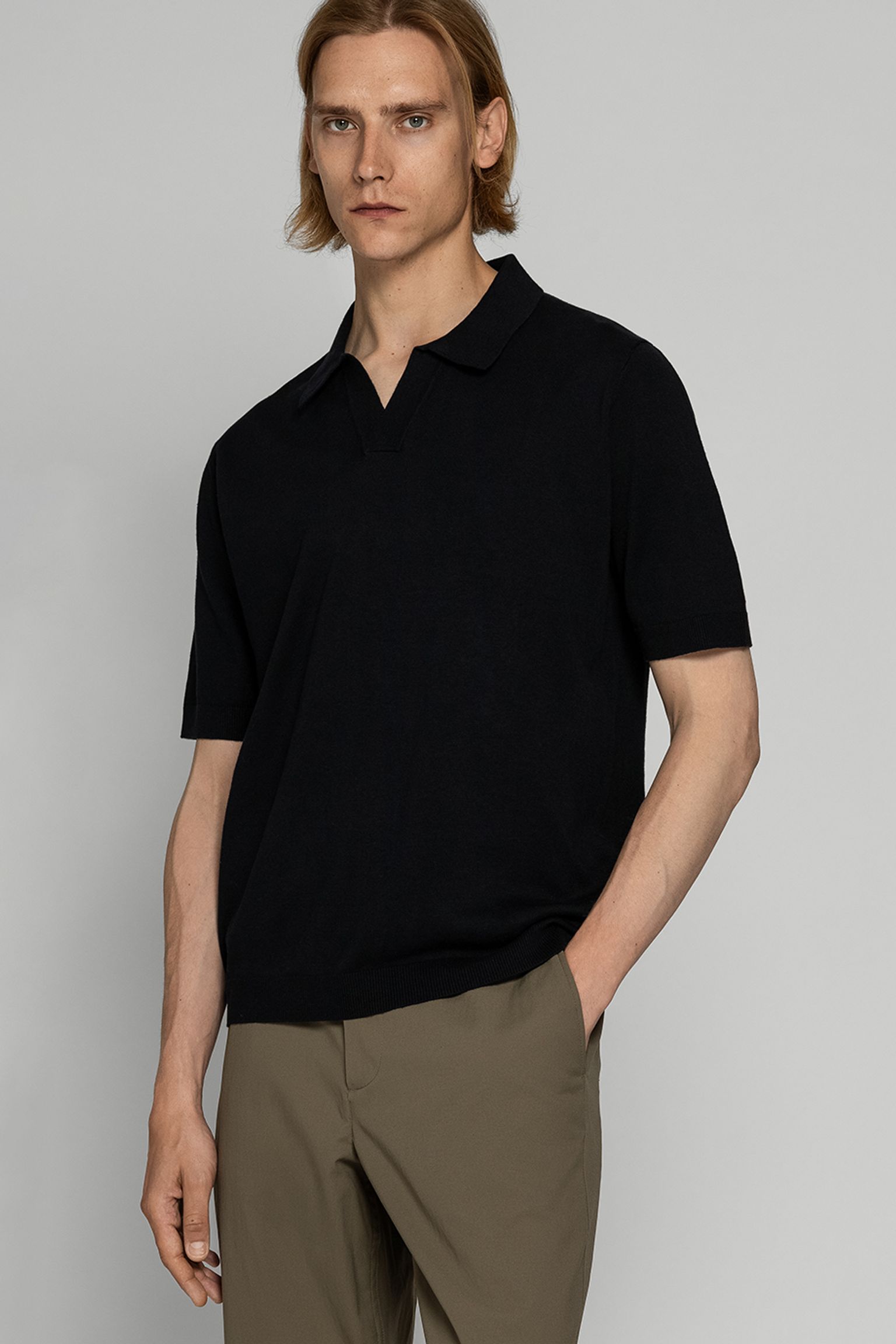 Поло NORSE PROJECT Leif Cotton Linen Polo