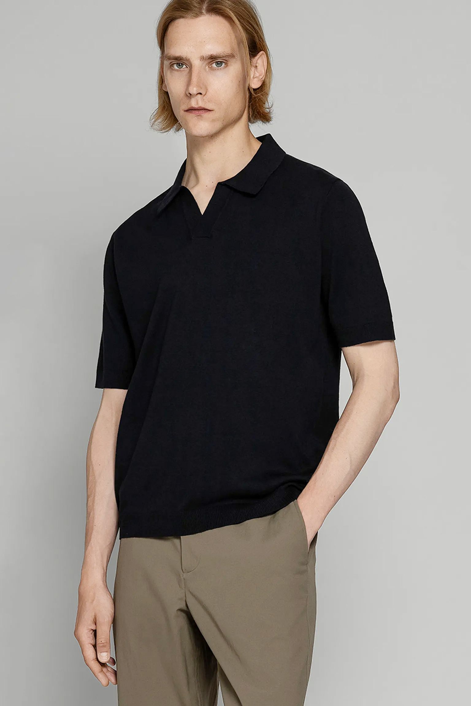 Широкий выбор Поло NORSE PROJECT Leif Cotton Linen Polo