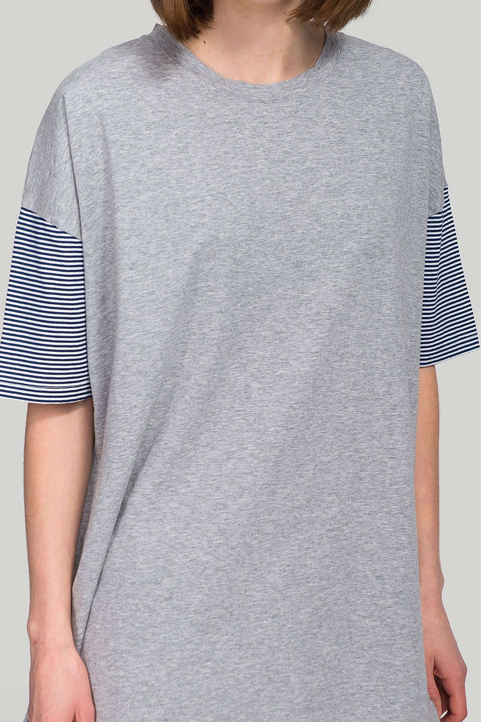 Широкий выбор Футболка Ma'ry'ya T-SHIRT OVER R-NECK