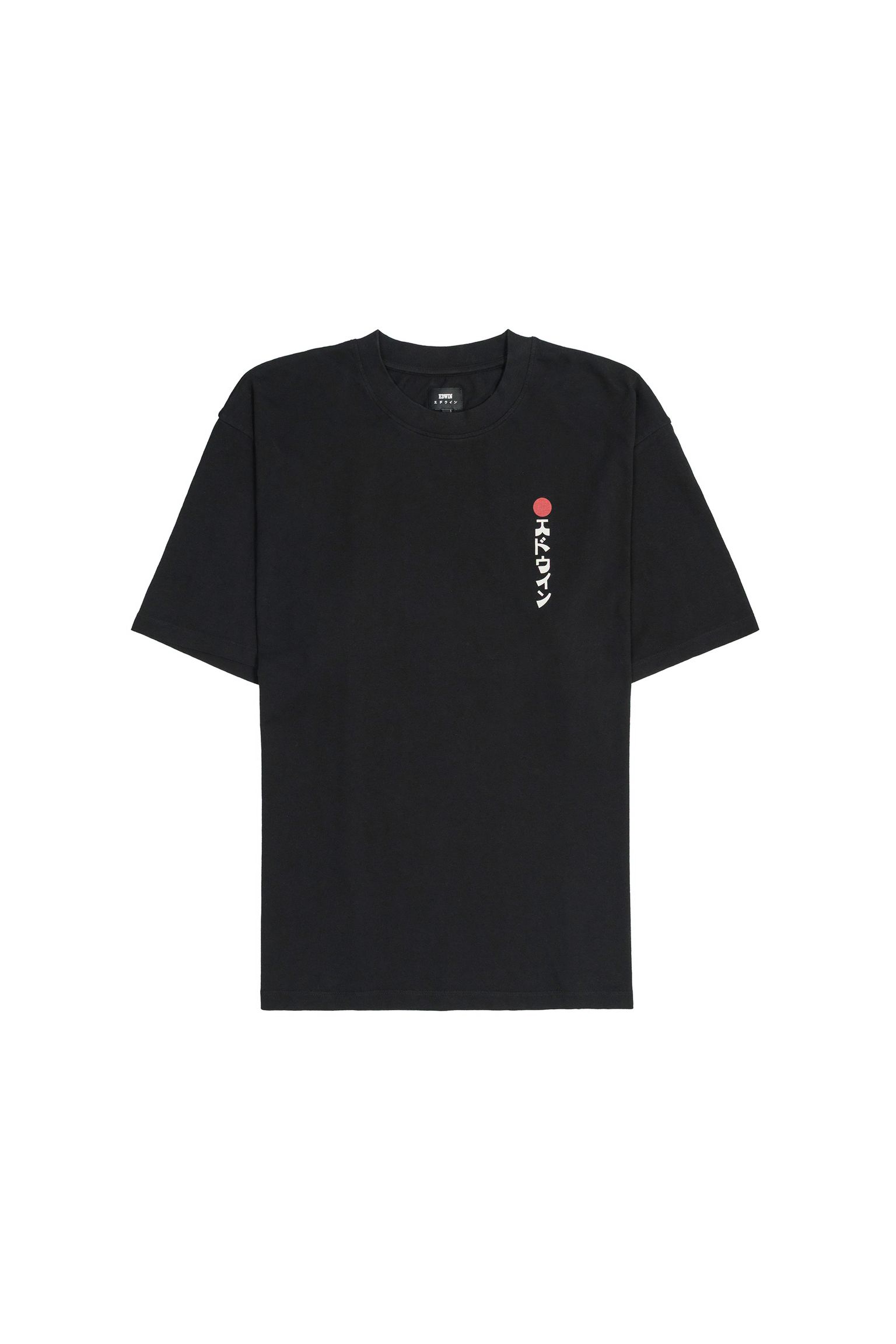 Футболка Kamifuji TS Single Jersey Black garment washed купить