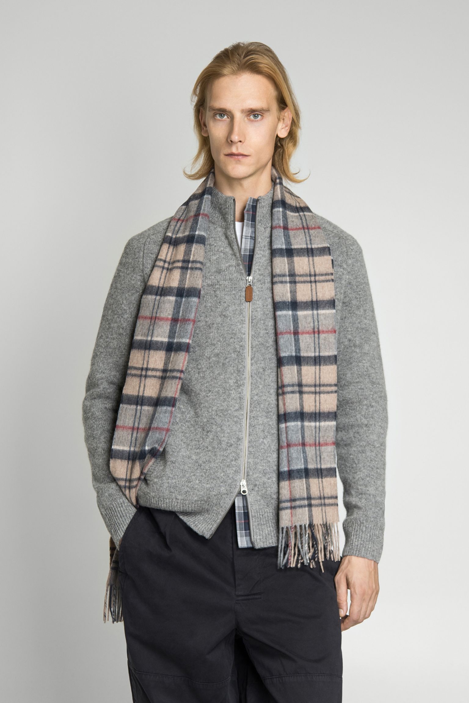 Шарф Merino Cashmere Tartan Scarf купити в Україні