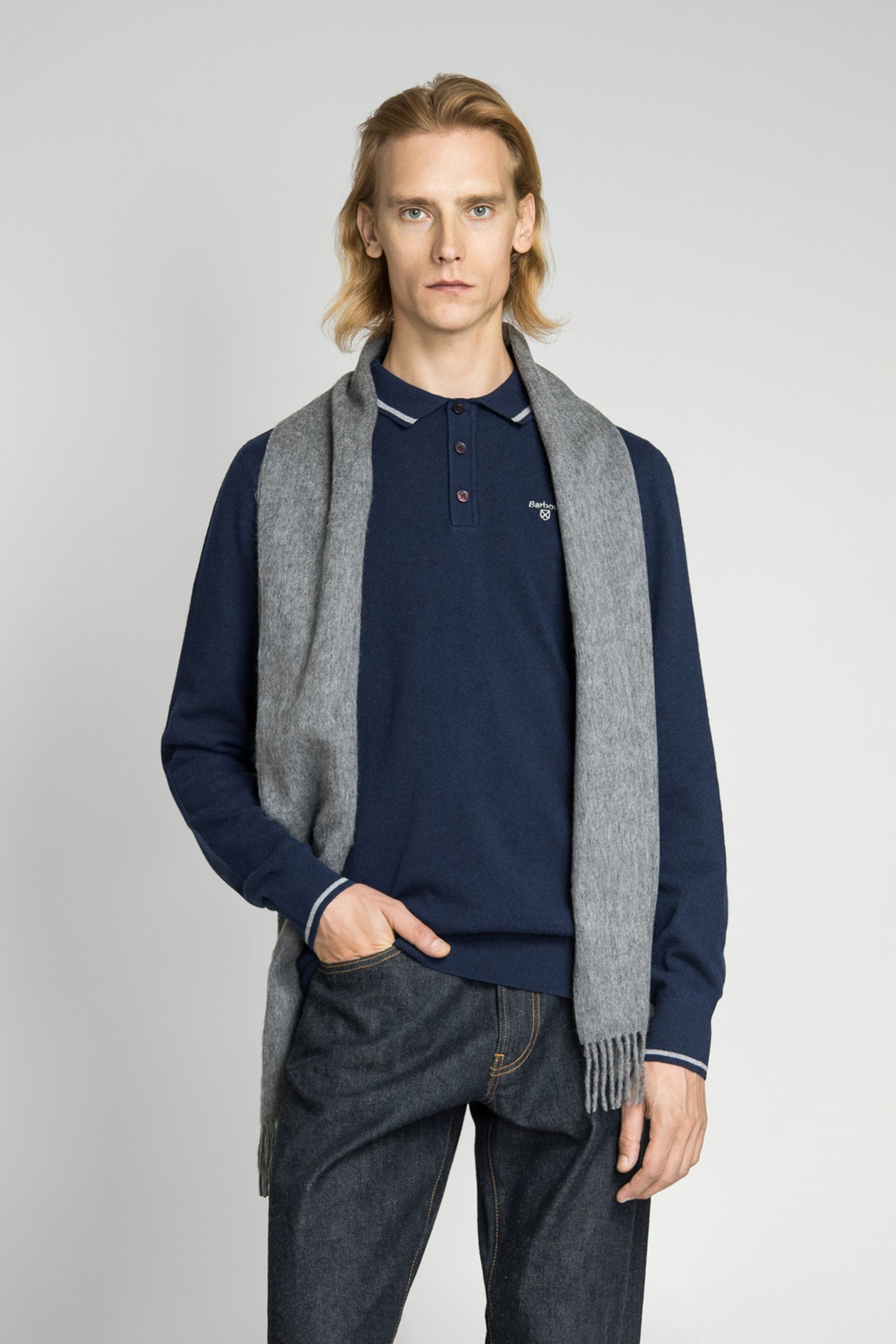 Шарф Barbour Plain Lambswool Scarf