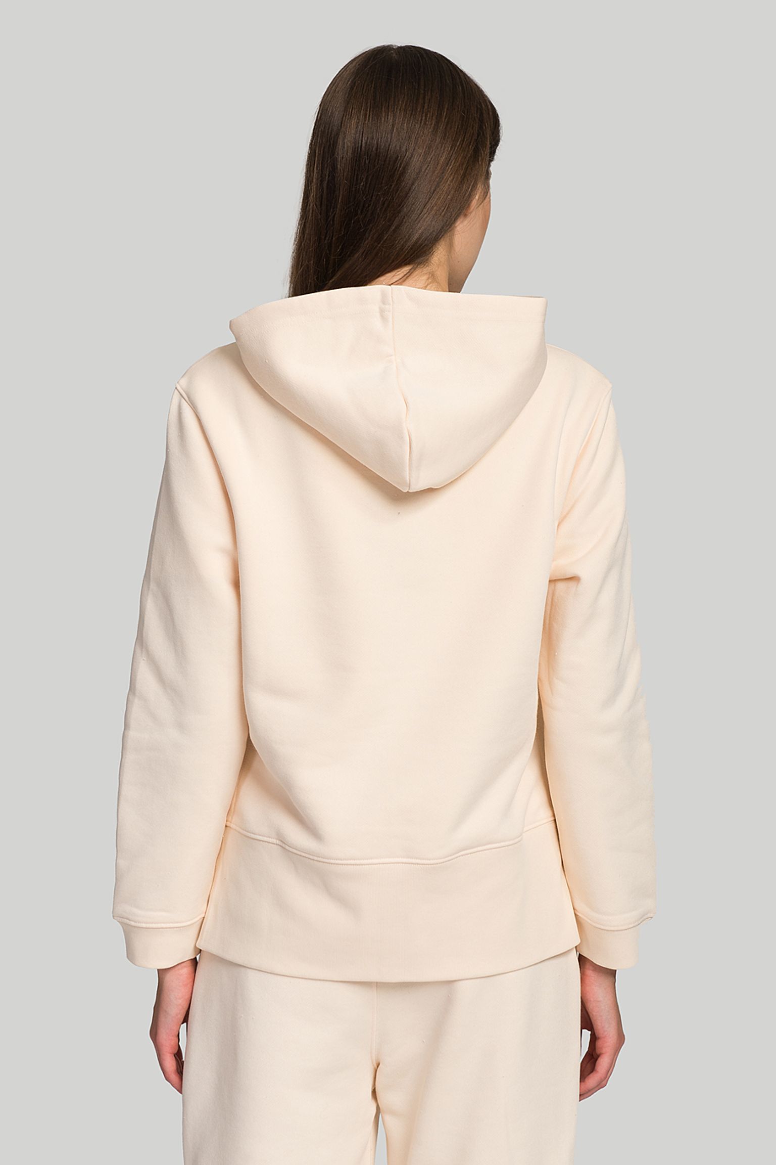 Худи Woolrich NEEDLE PUNCH FLEECE HOODIE