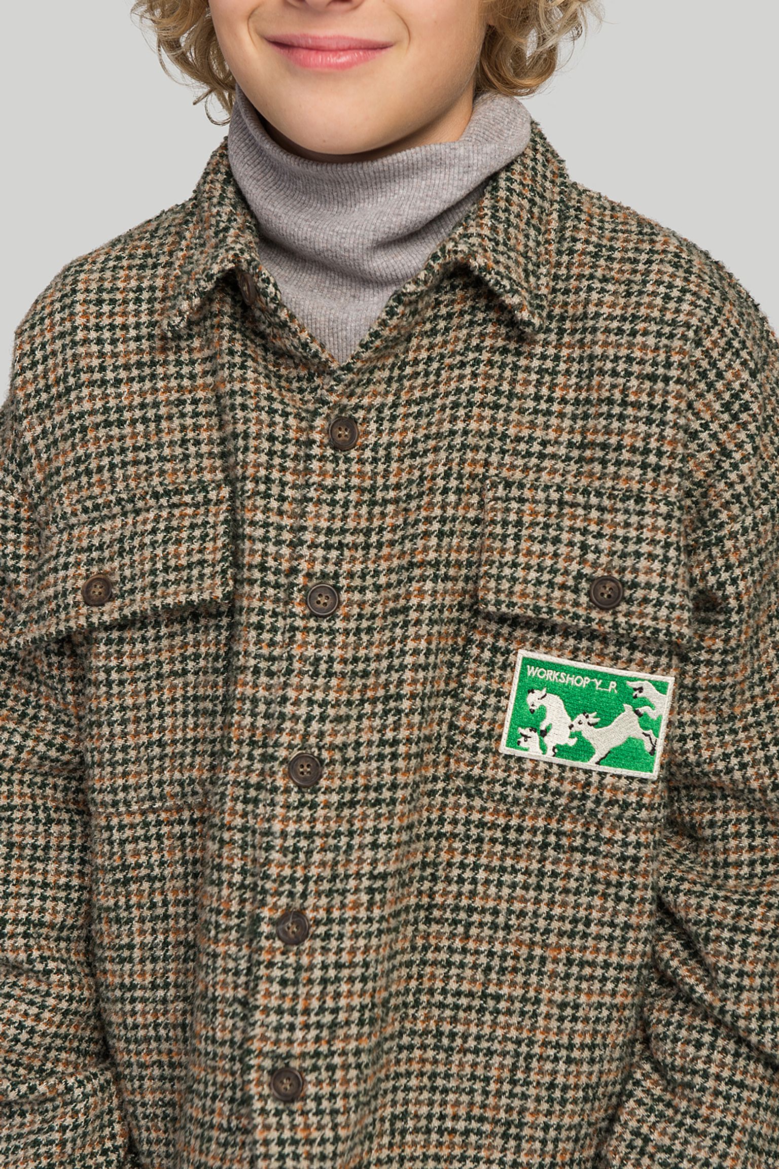 Овершот YELLOWPELOTA KIDS Grandpa jacket с доставкой