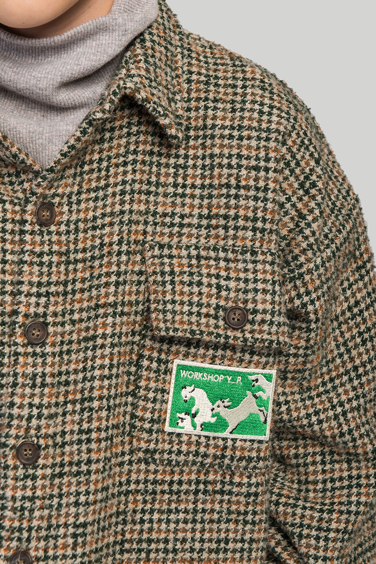 Стильные Овершот YELLOWPELOTA KIDS Grandpa jacket