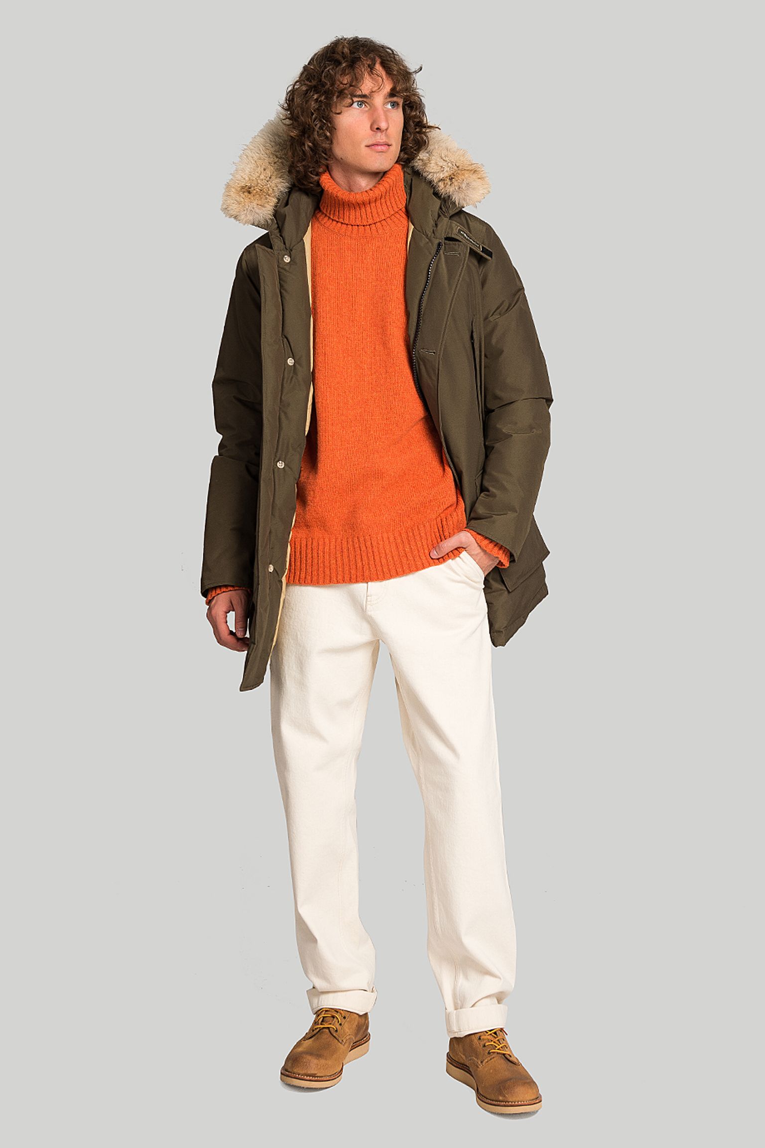 Парка Woolrich ARCTIC DETACHABLE FUR PARKA с доставкой