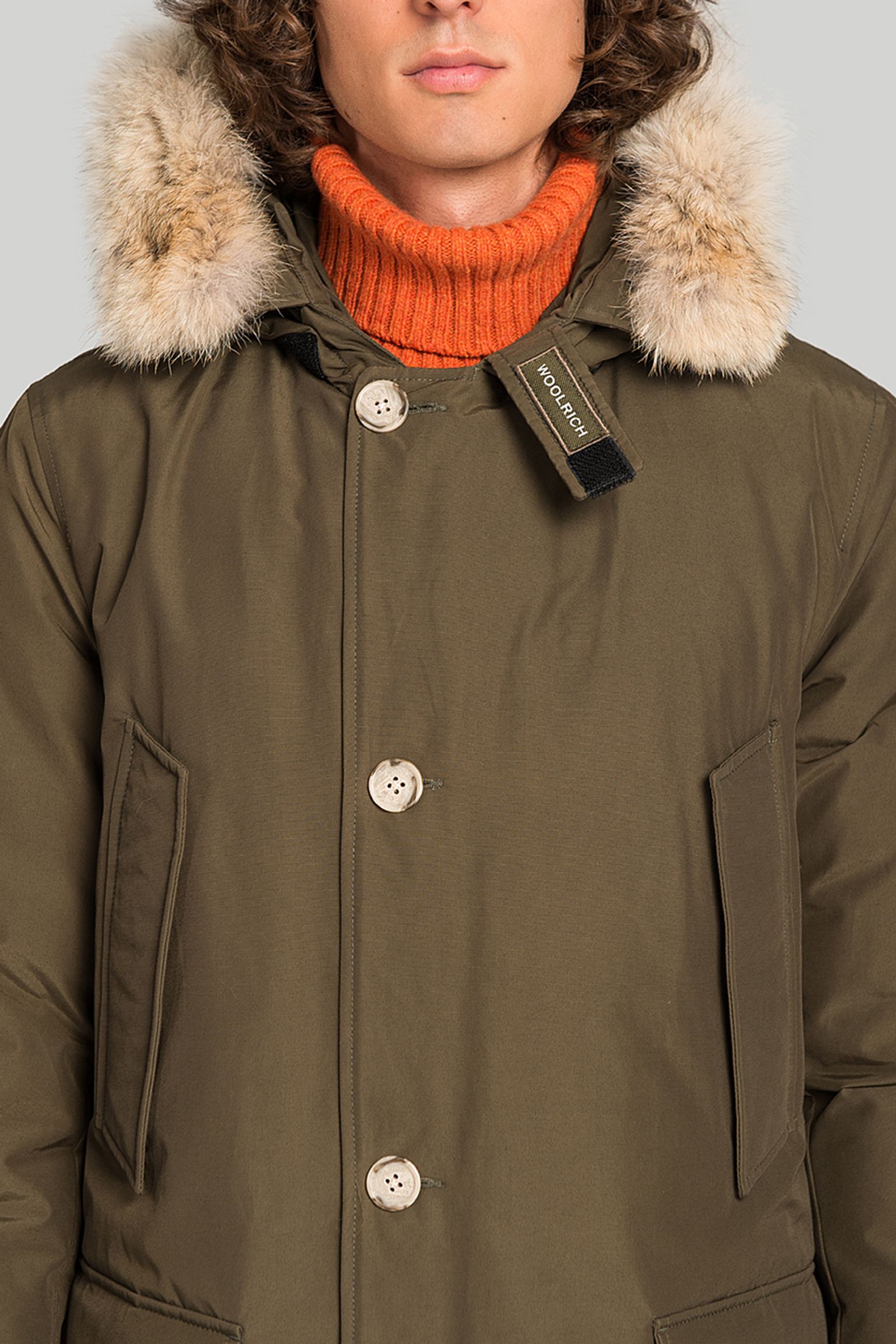Широкий выбор Парка Woolrich ARCTIC DETACHABLE FUR PARKA