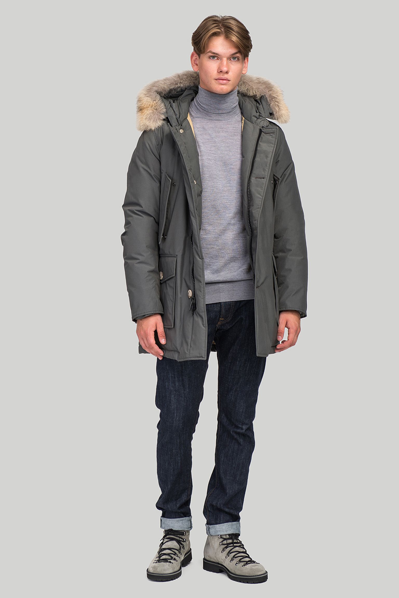 Парка Woolrich ARCTIC DETACHABLE FUR PARKA с доставкой