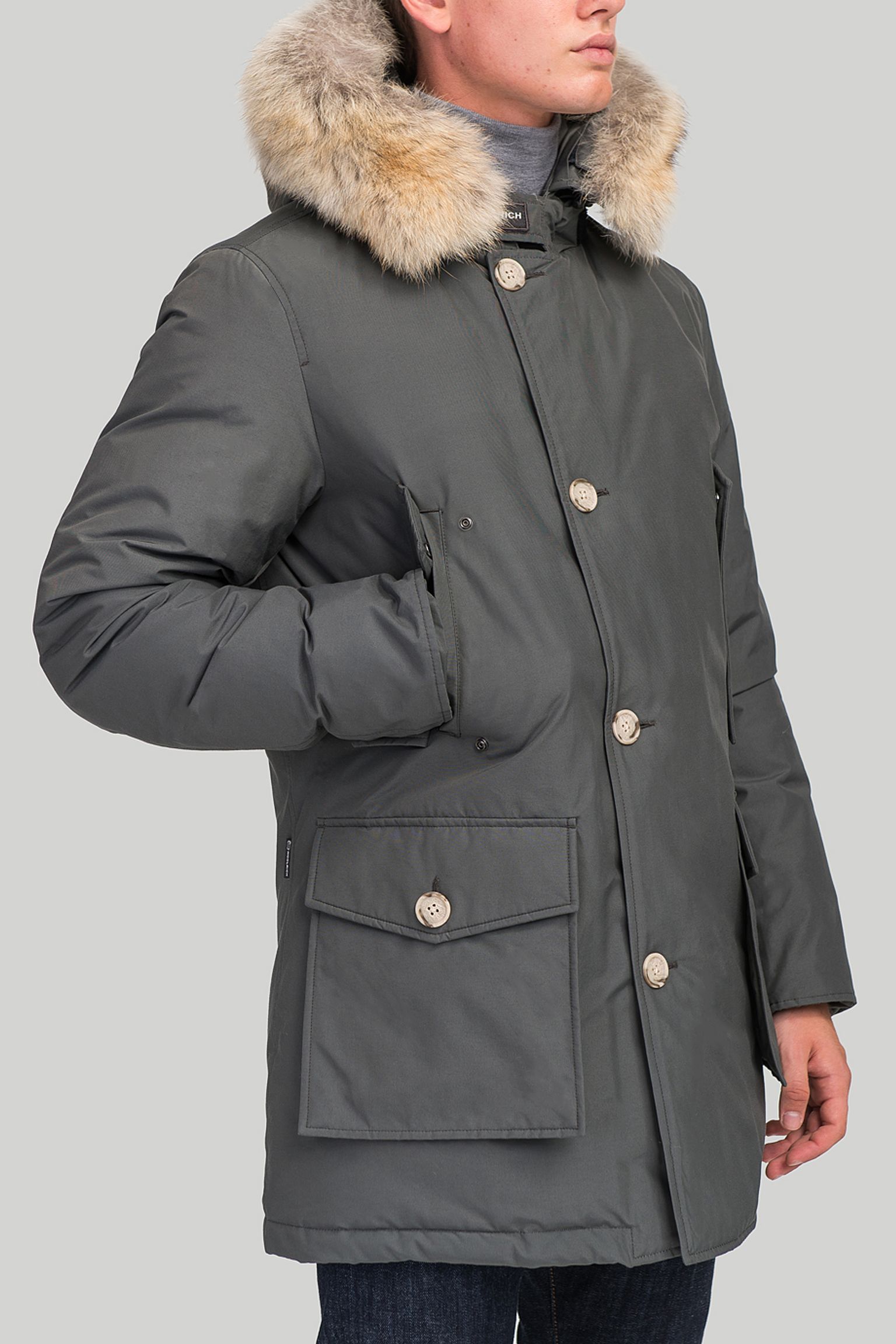 Стильные Парка Woolrich ARCTIC DETACHABLE FUR PARKA
