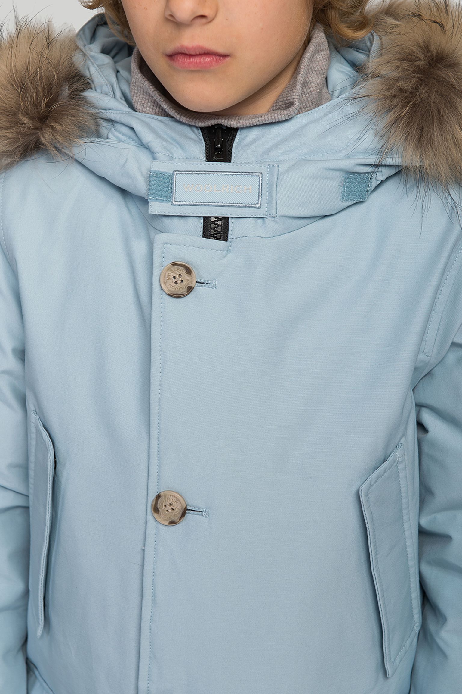 Стильные Парка Woolrich KIDS ARCTIC DETACHABLE FUR PARKA