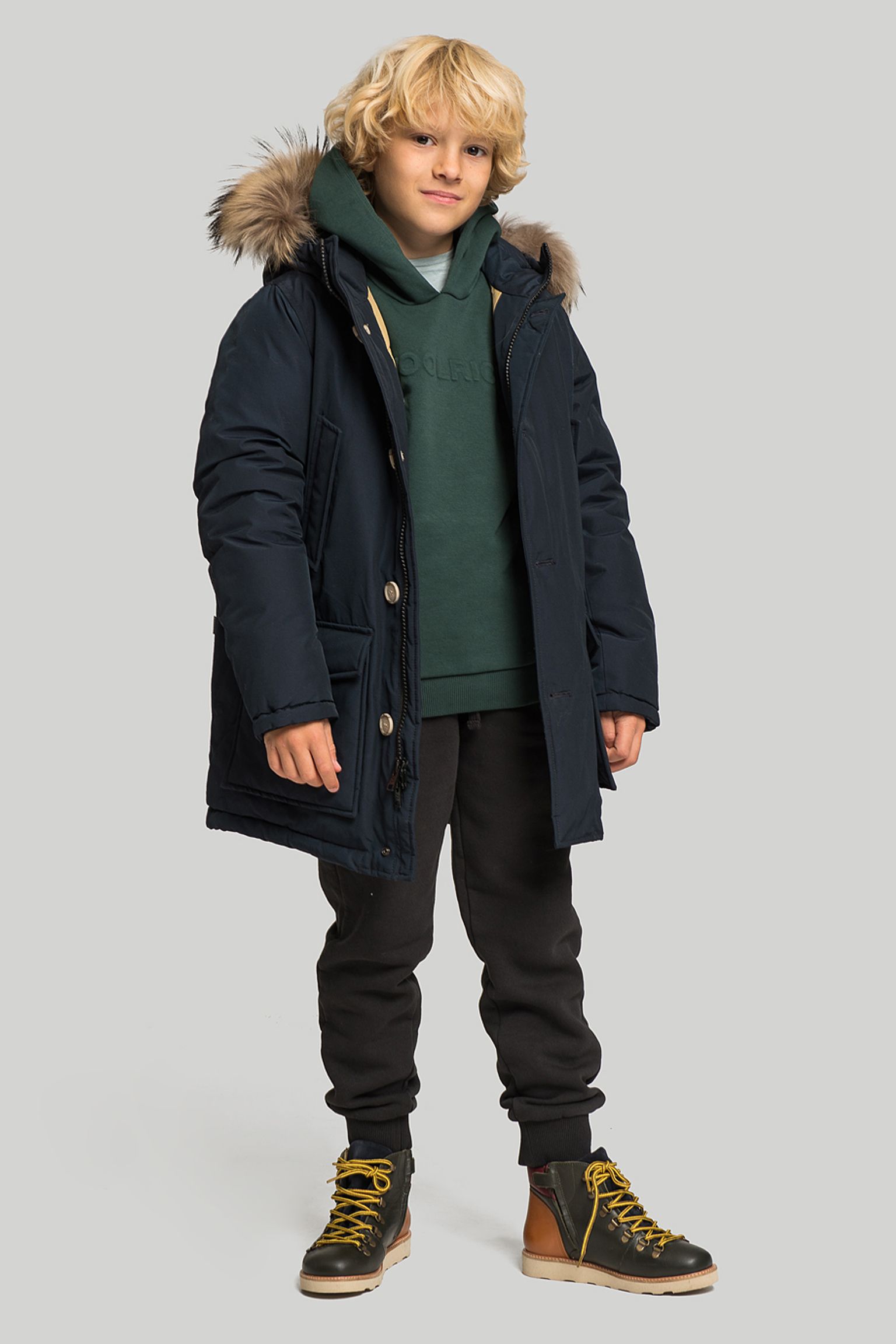 Парка Woolrich KIDS ARCTIC DETACHABLE FUR PARKA купить в Украине