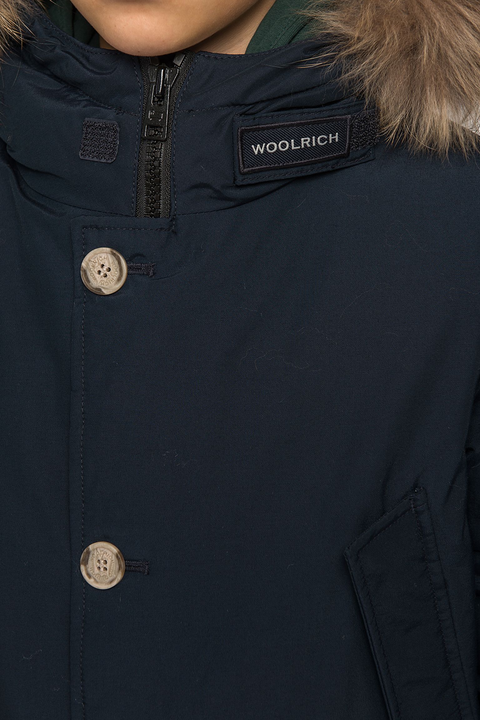 Стильные Парка Woolrich KIDS ARCTIC DETACHABLE FUR PARKA