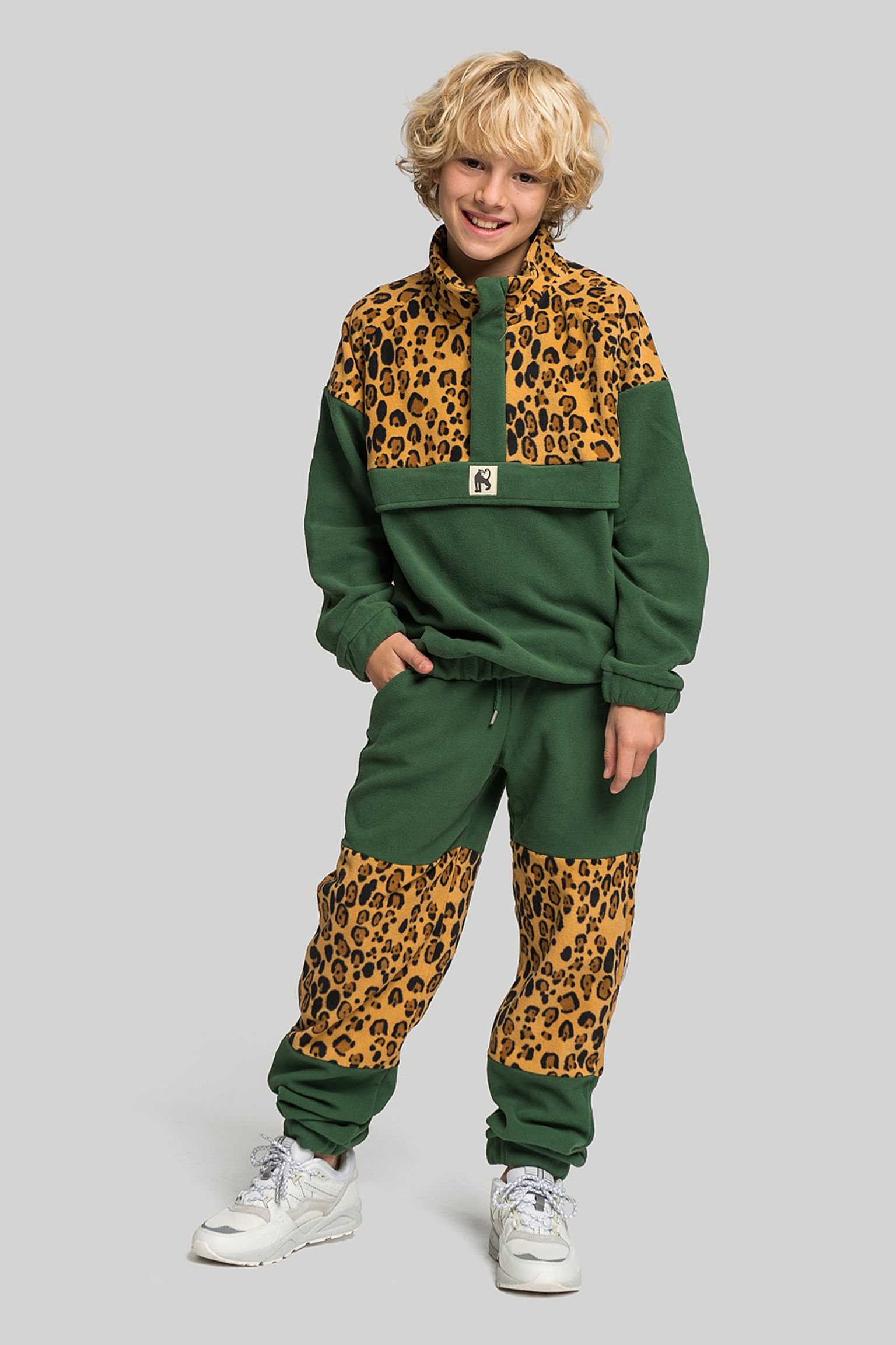 Спортивные брюки MINI RODINI KIDS Fleece panel trousers