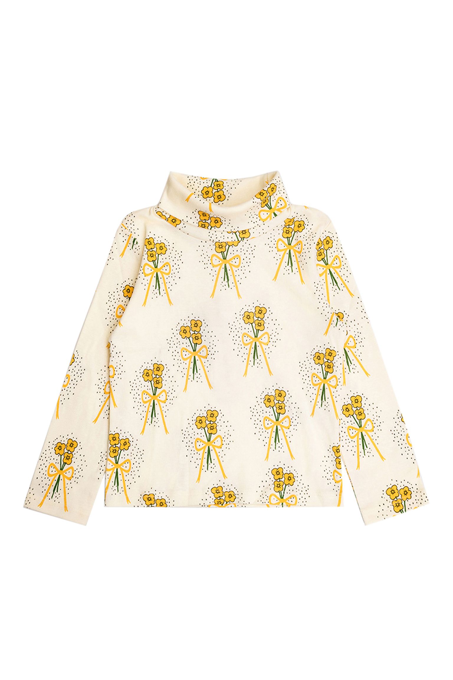 Гольф MINI RODINI KIDS Winterflowers turtleneck aop ls tee купити