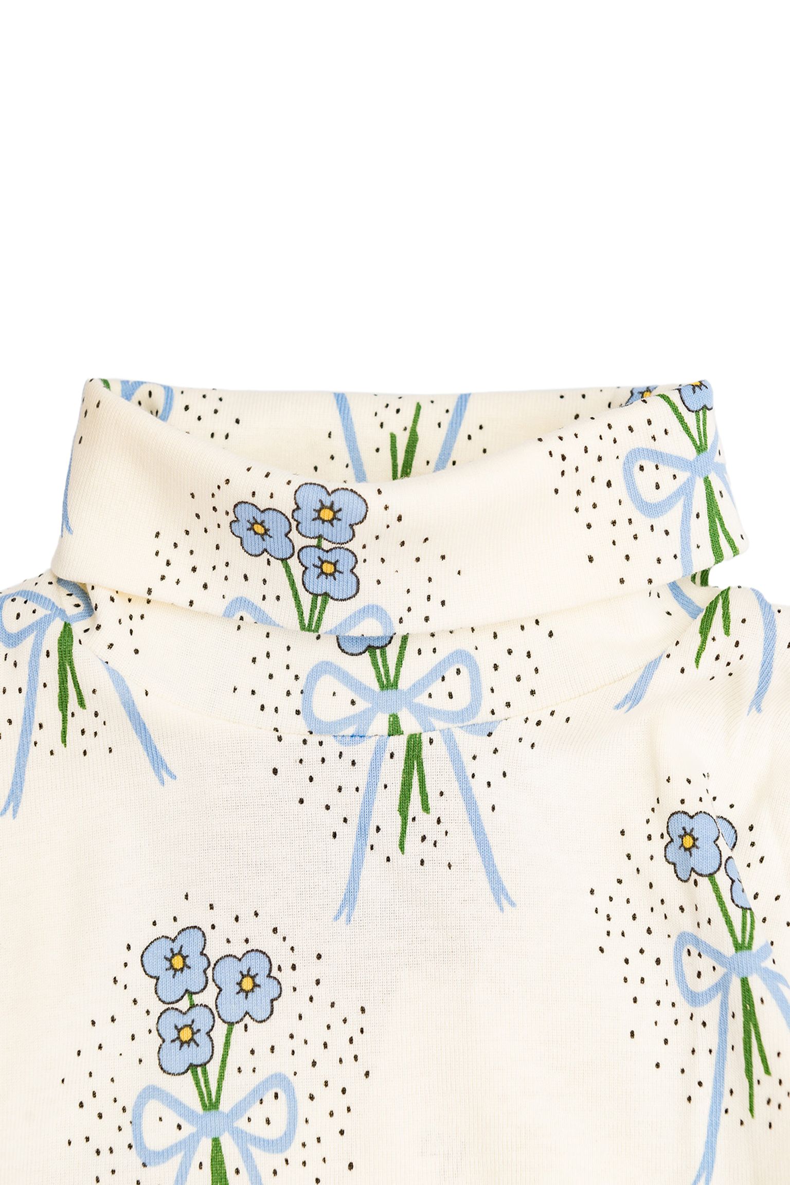 Гольф MINI RODINI KIDS Winterflowers turtleneck aop ls tee з доставкою