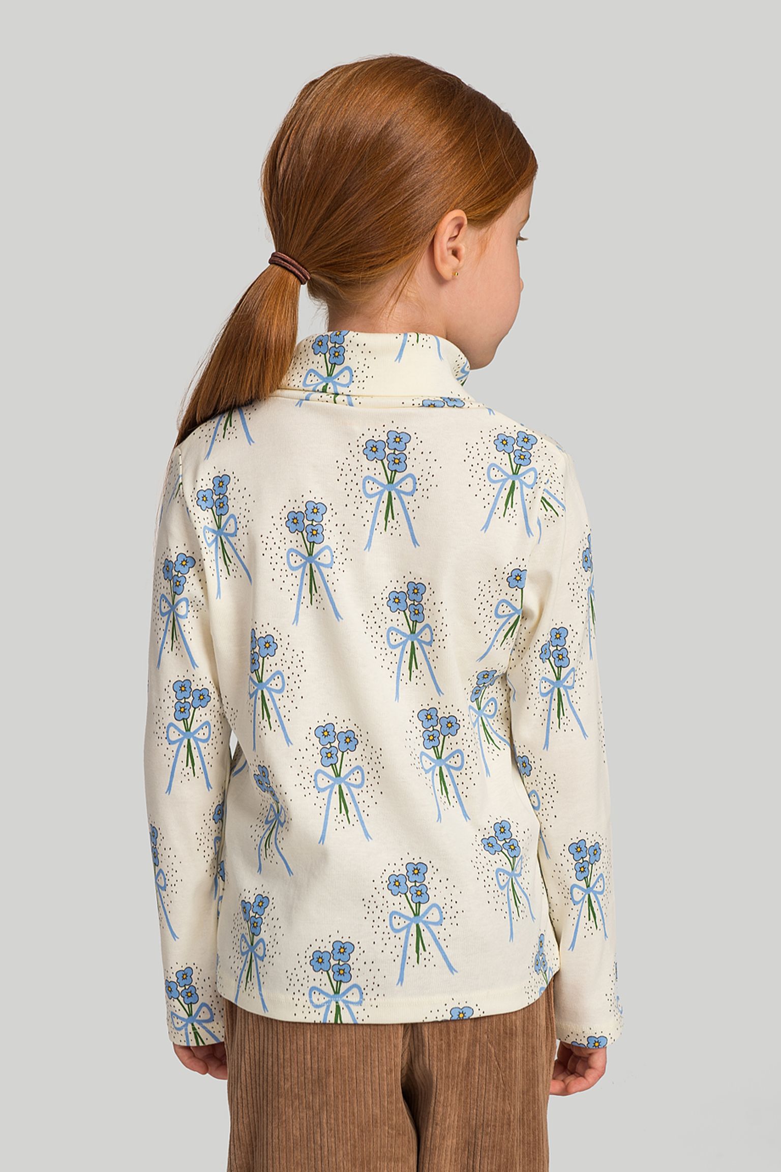 Гольф   Winterflowers turtleneck aop ls tee