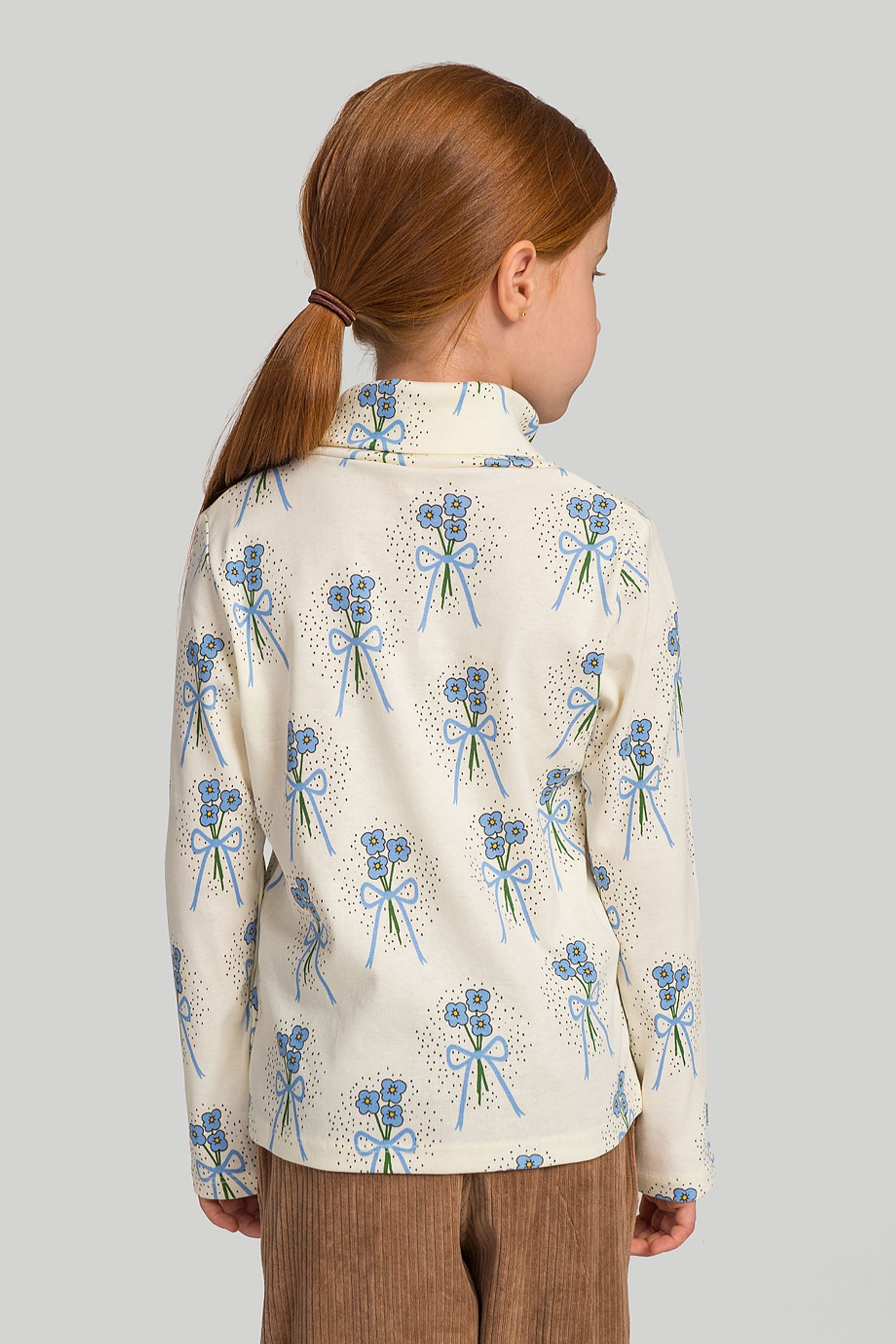 Стильні Гольф MINI RODINI KIDS Winterflowers turtleneck aop ls tee