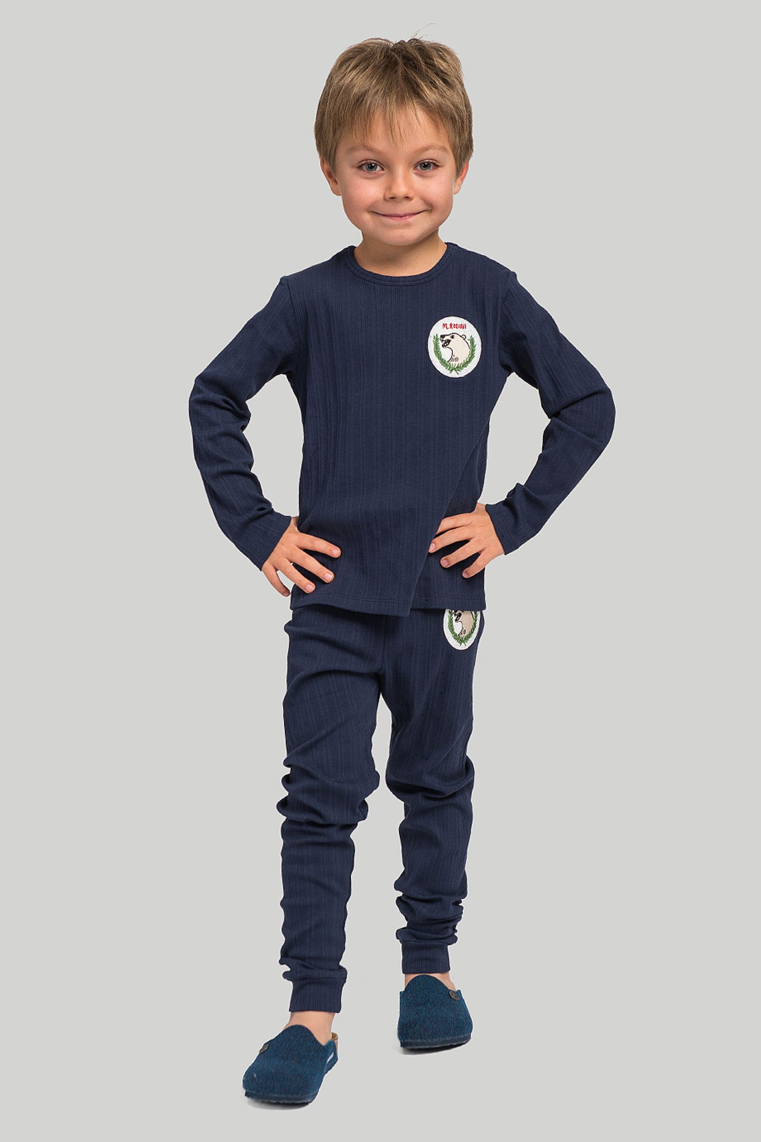Футболка MINI RODINI KIDS Polar bear patch ls tee купить в Украине