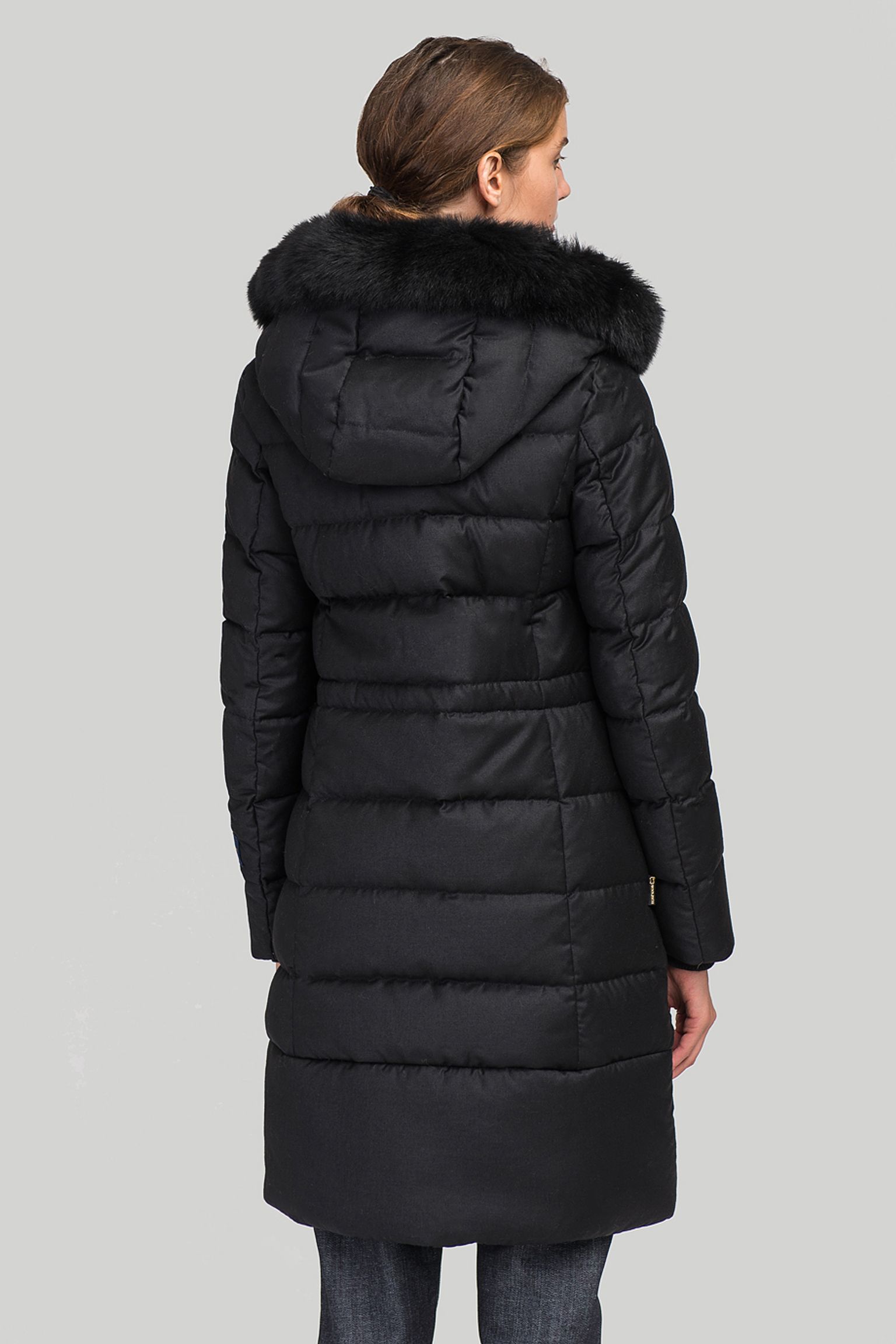 Парка  LUXURY WOOL SILK LONG PARKA