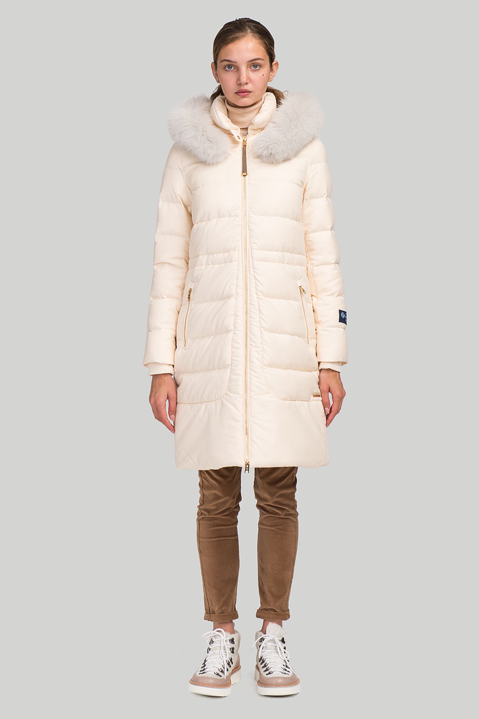 Парка LUXURY WOOL SILK LONG PARKA с доставкой
