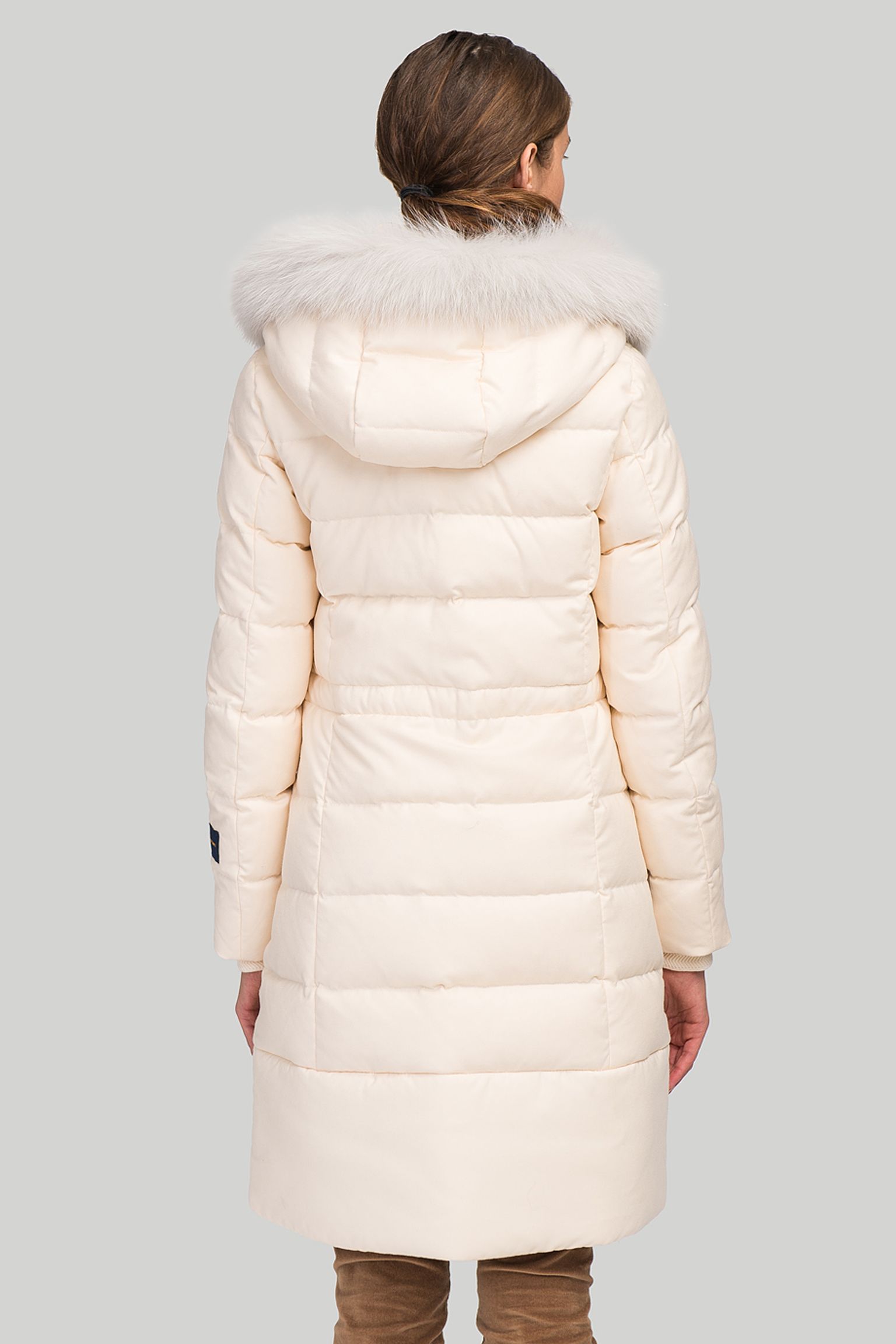 Парка LUXURY WOOL SILK LONG PARKA