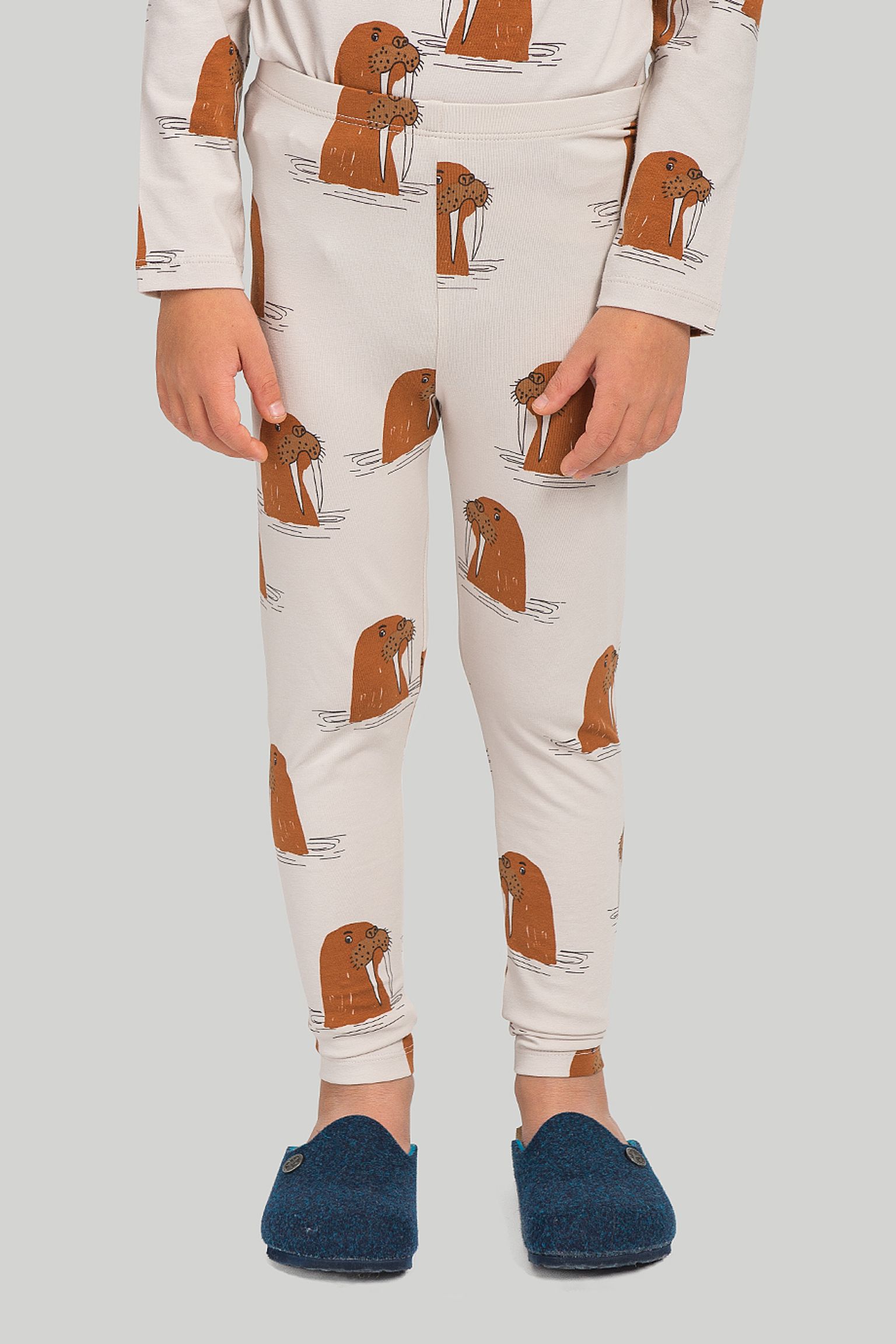 Легінси MINI RODINI KIDS Walrus aop leggings купити