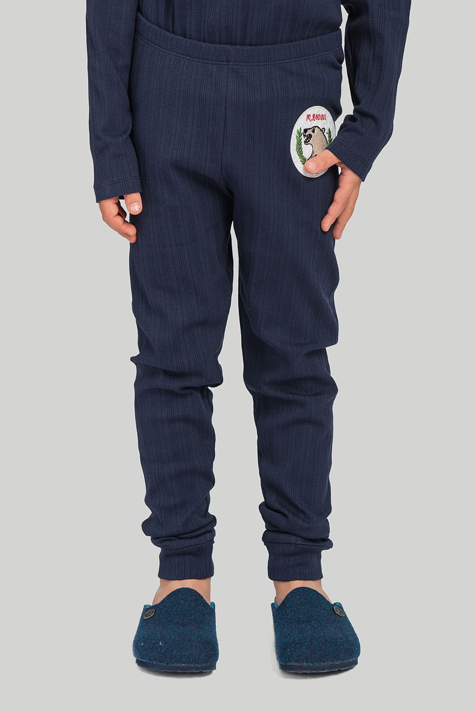 Легінси MINI RODINI KIDS Polar bear patch leggings купити