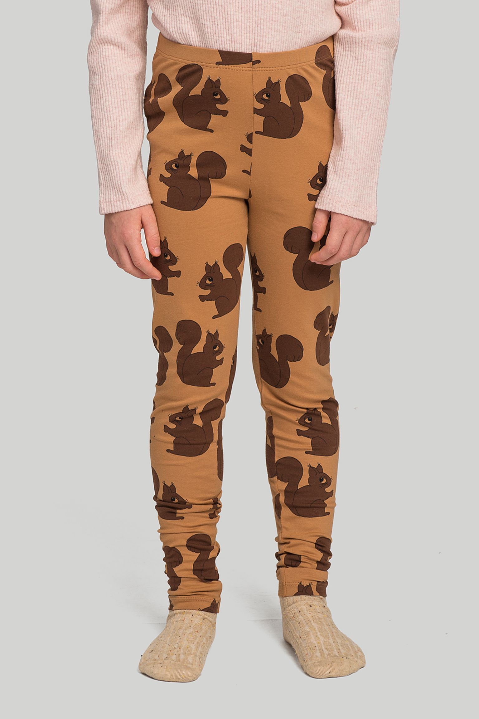 Легінси MINI RODINI KIDS Squirrel aop leggings купити