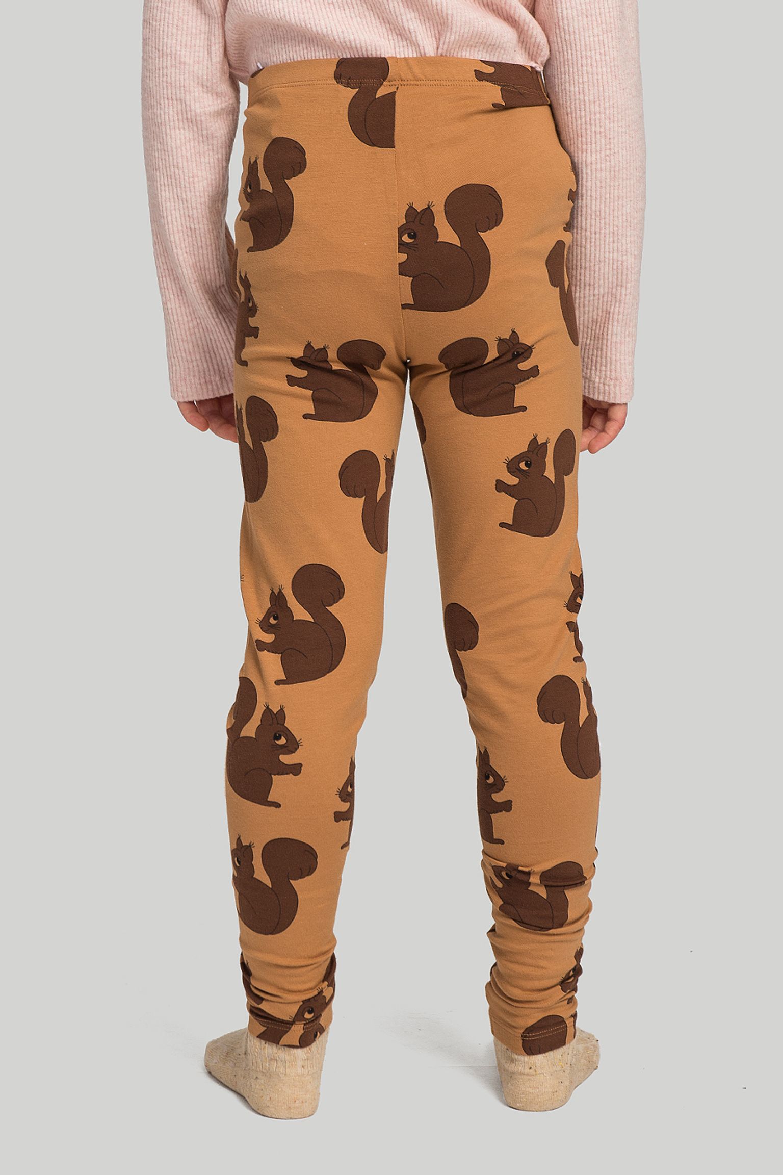 Стильні Легінси MINI RODINI KIDS Squirrel aop leggings