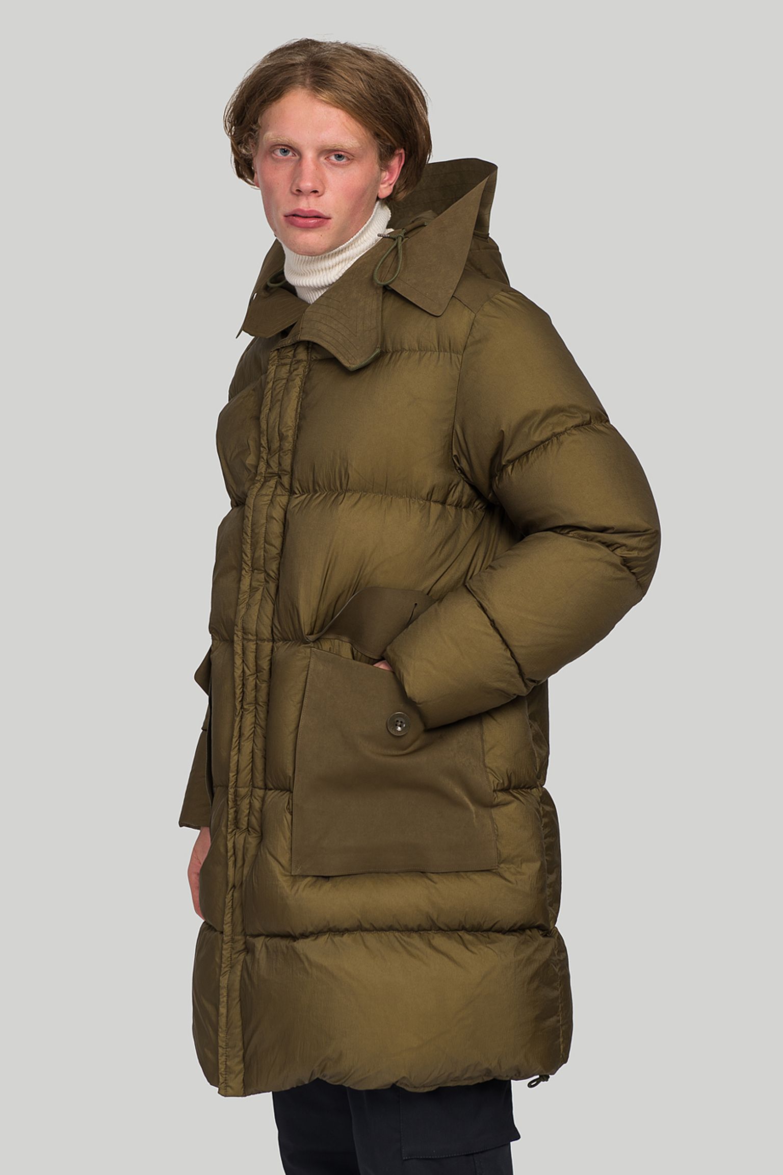 Пухове пальто Ten C COMBO DOWN PARKA