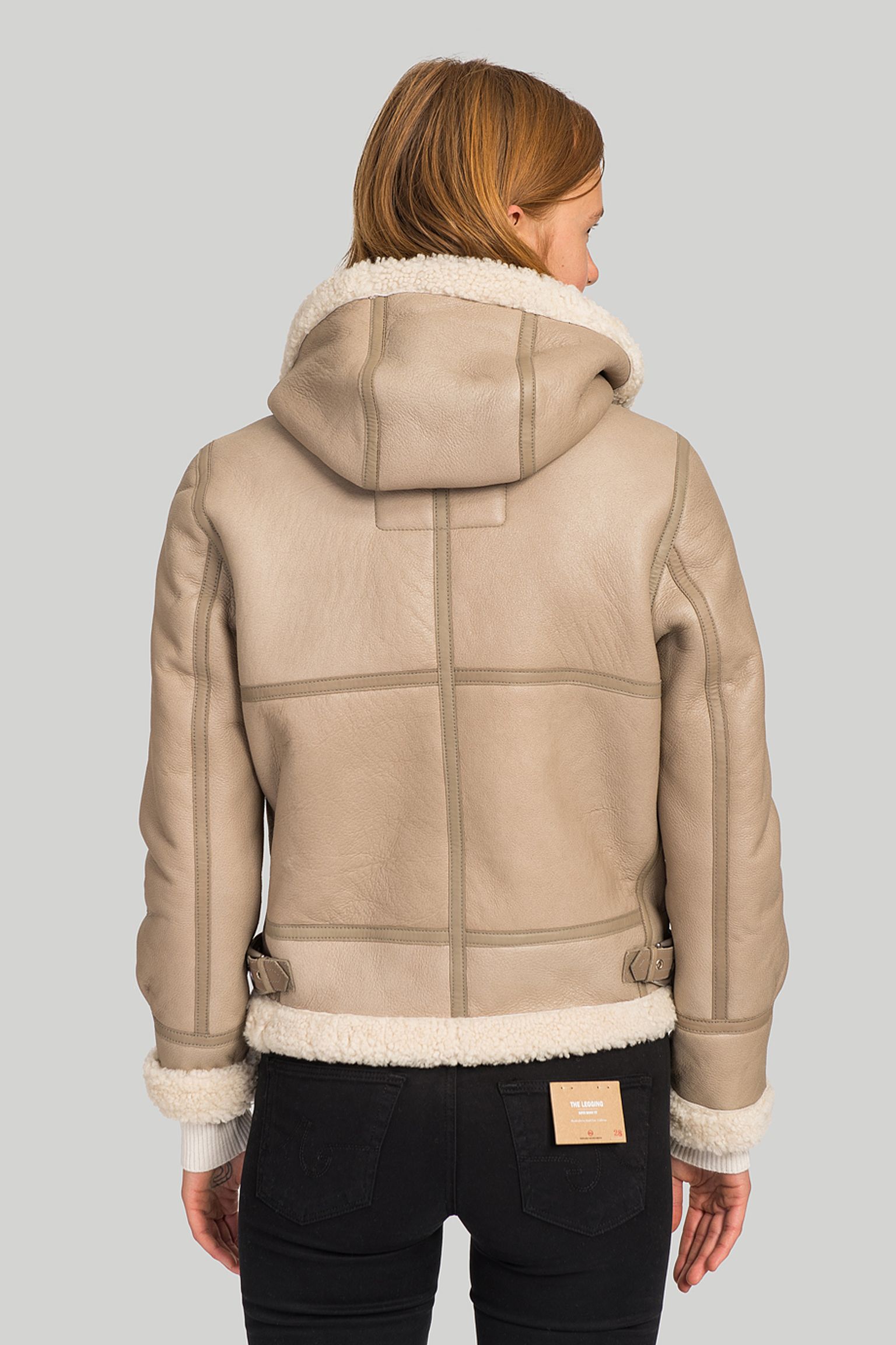 Куртка   HOODED B-3 JACKET IN SHEEP