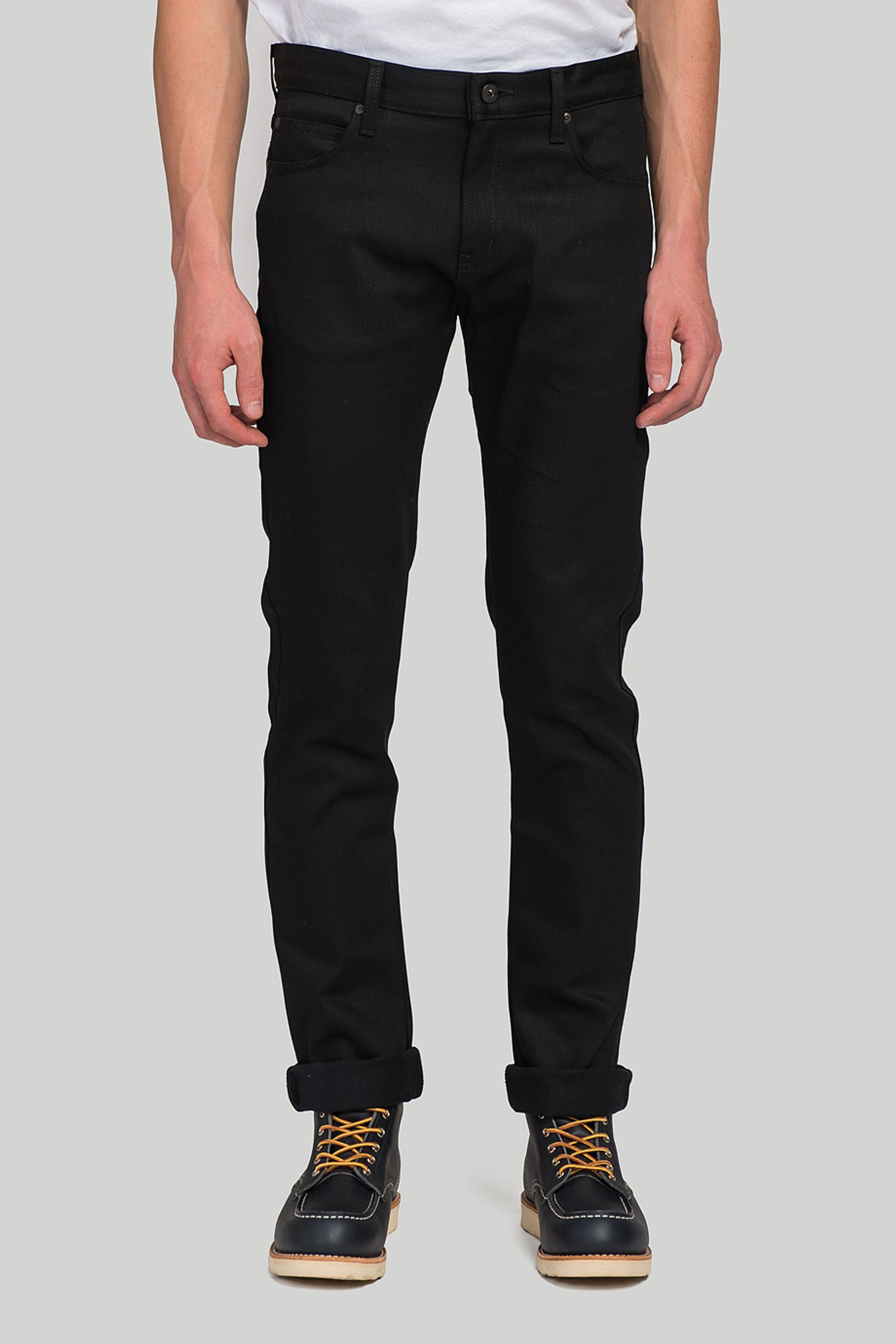 Джинсы Naked&Famous Super Guy Black Cashmere купить