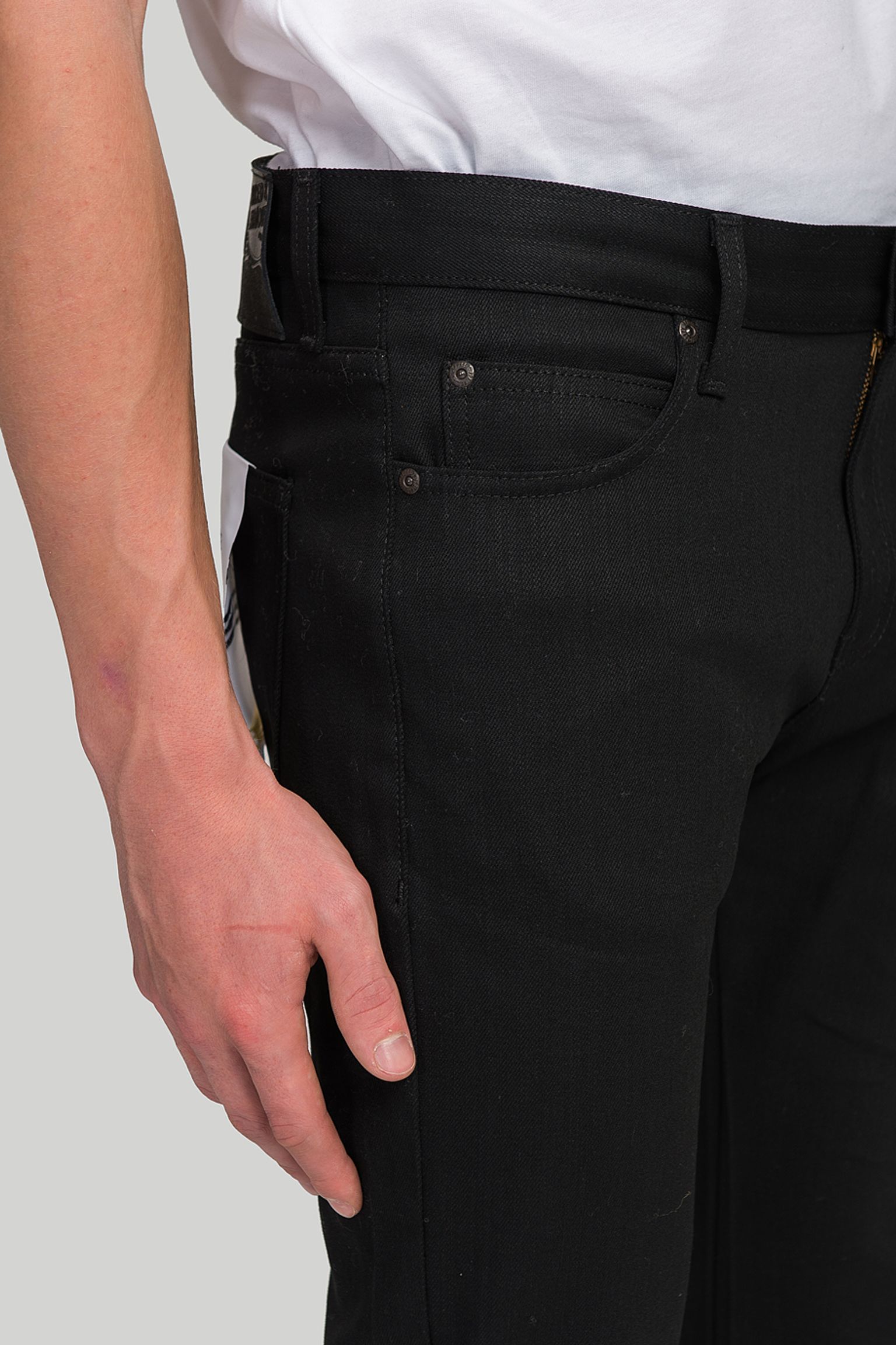 Джинсы Naked&Famous Super Guy Black Cashmere с доставкой