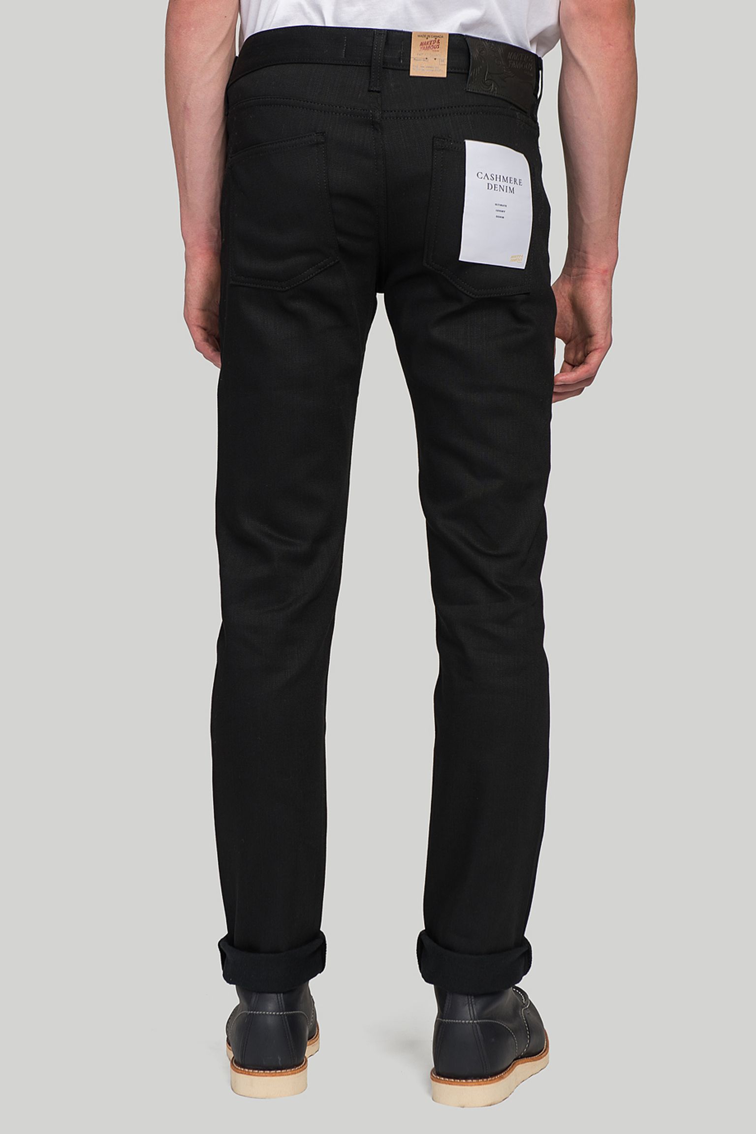 Широкий выбор Джинсы Naked&Famous Super Guy Black Cashmere