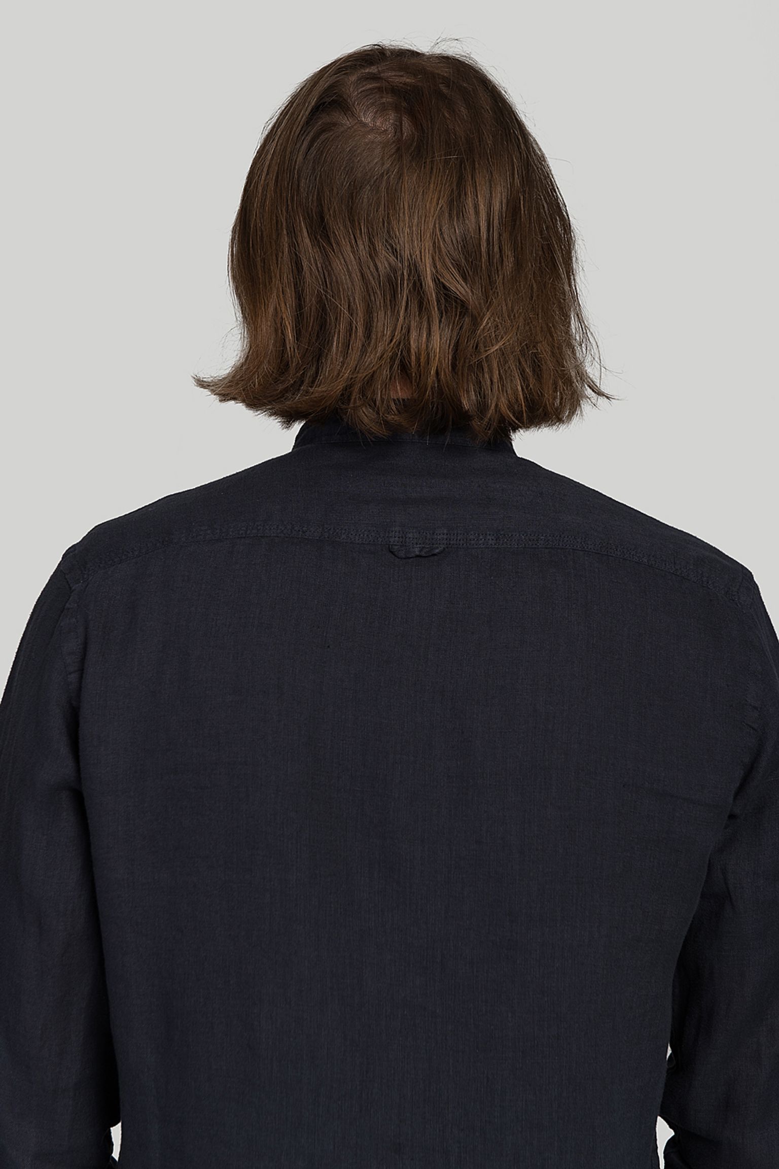 Сорочка Woolrich BAND COLLAR LINEN SHIRT