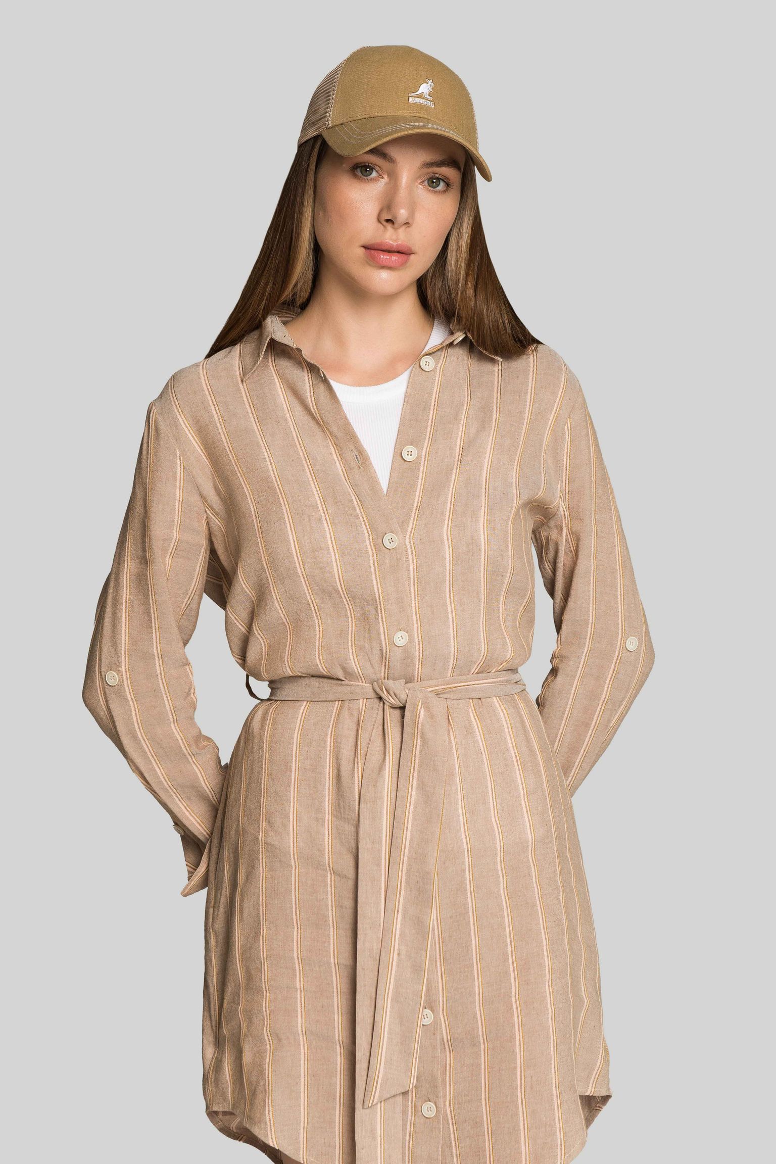 Платье  Woolrich FLUID STRIPE DRESS