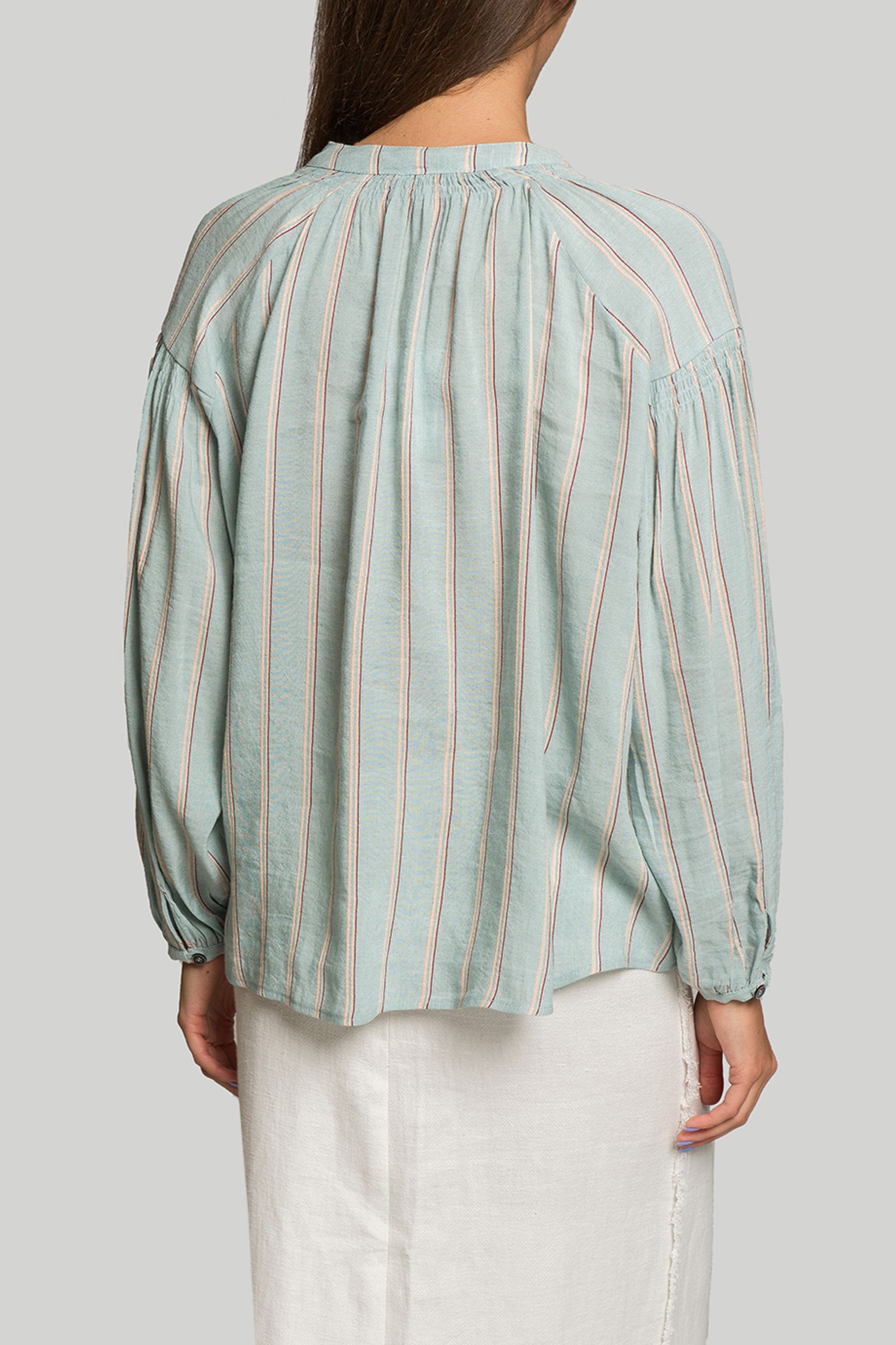Широкий вибір Блузка Woolrich FLUID STRIPE BLOUSE