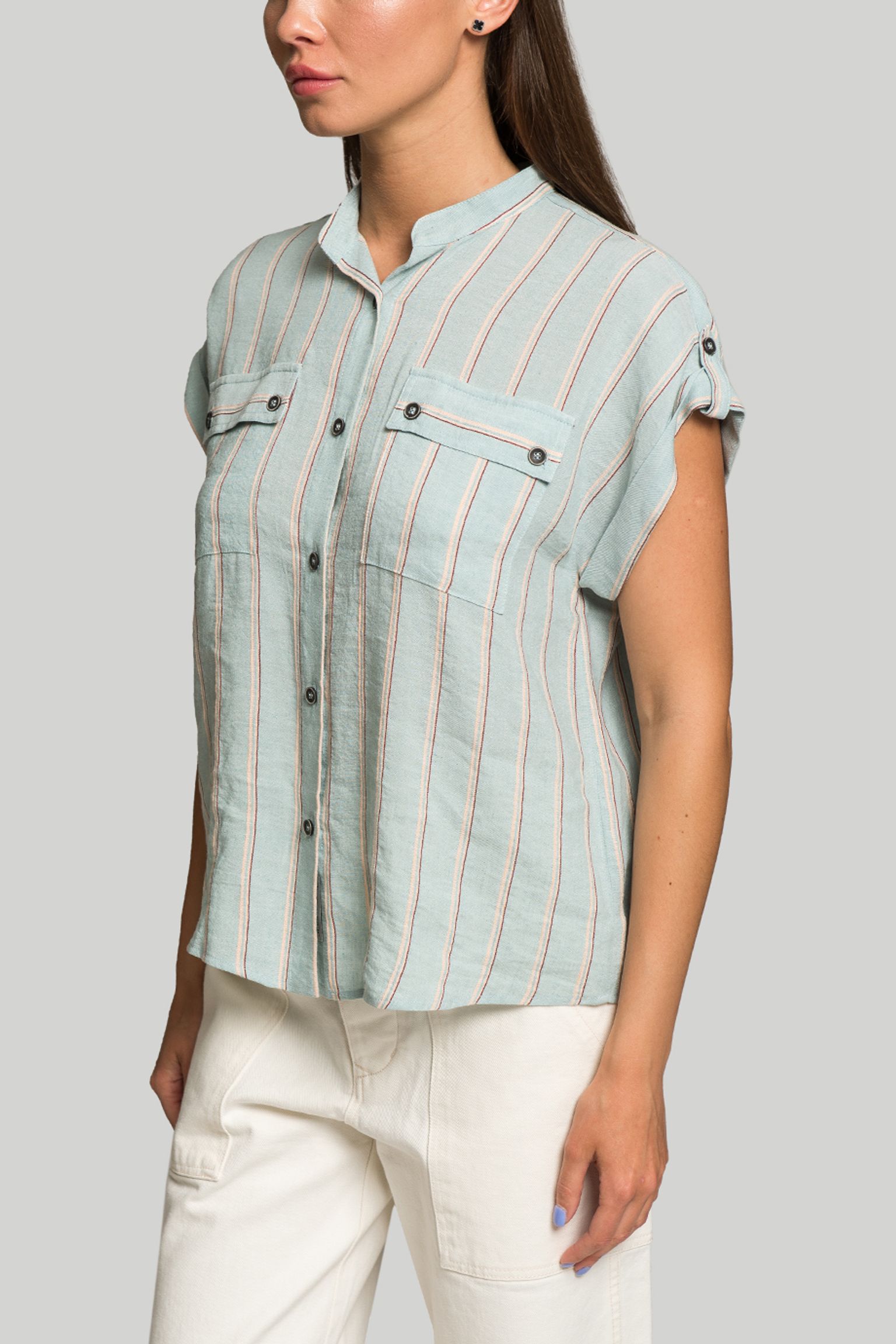 Стильні Сорочка Woolrich FLUID STRIPE SHIRT