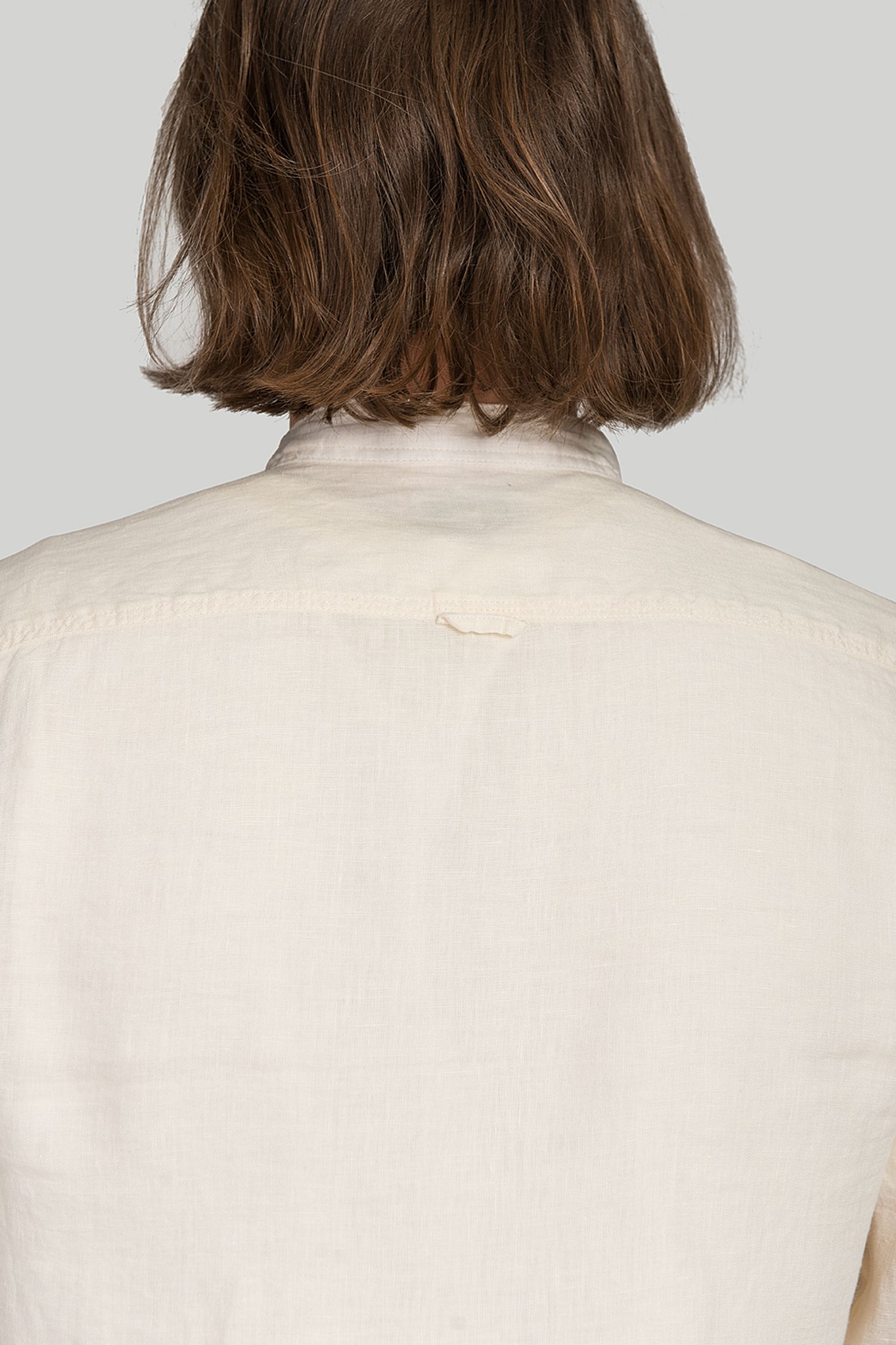 Сорочка Woolrich BAND COLLAR LINEN SHIRT