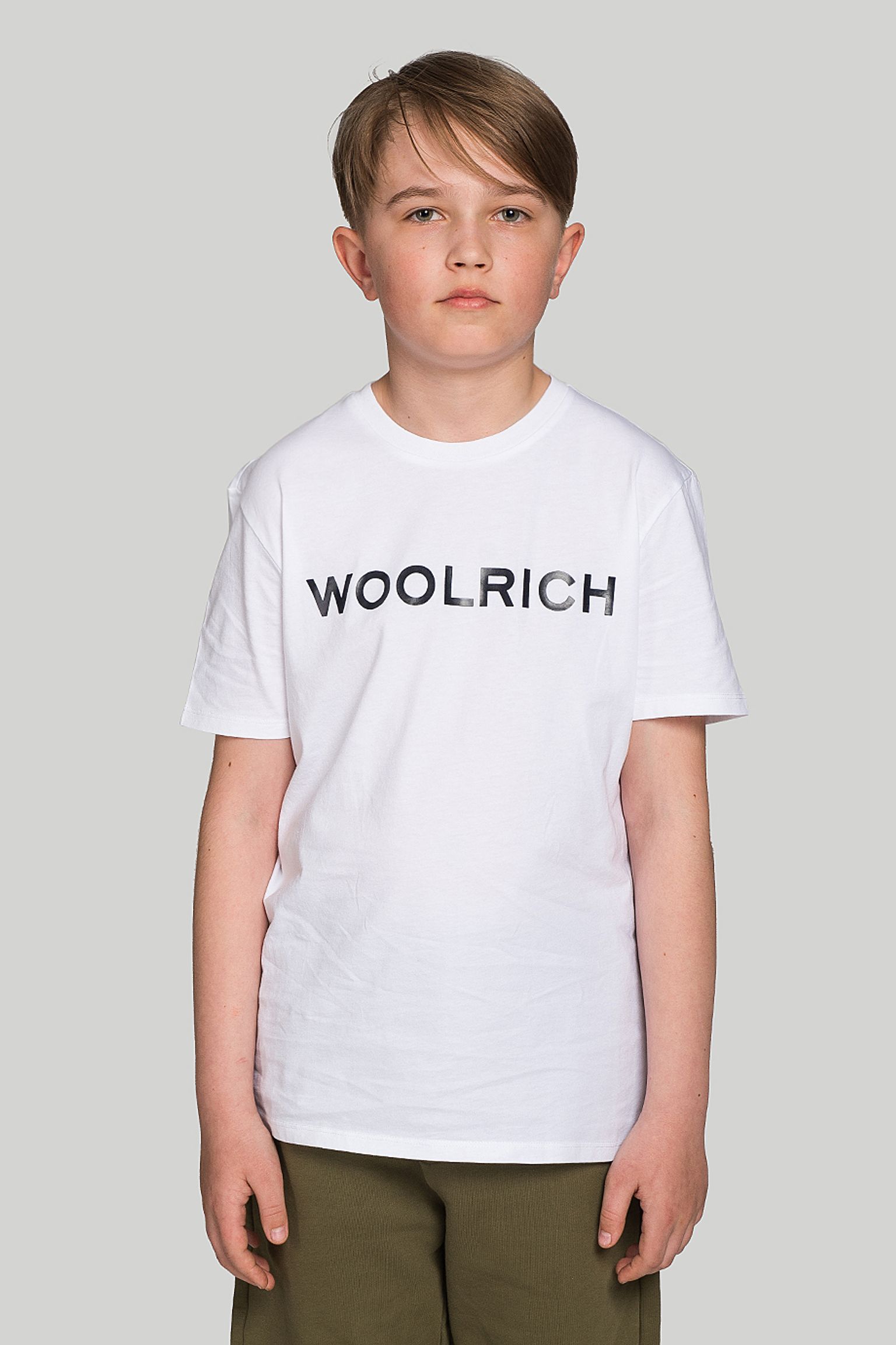 Футболка Woolrich KIDS LOGO T-SHIRT купить