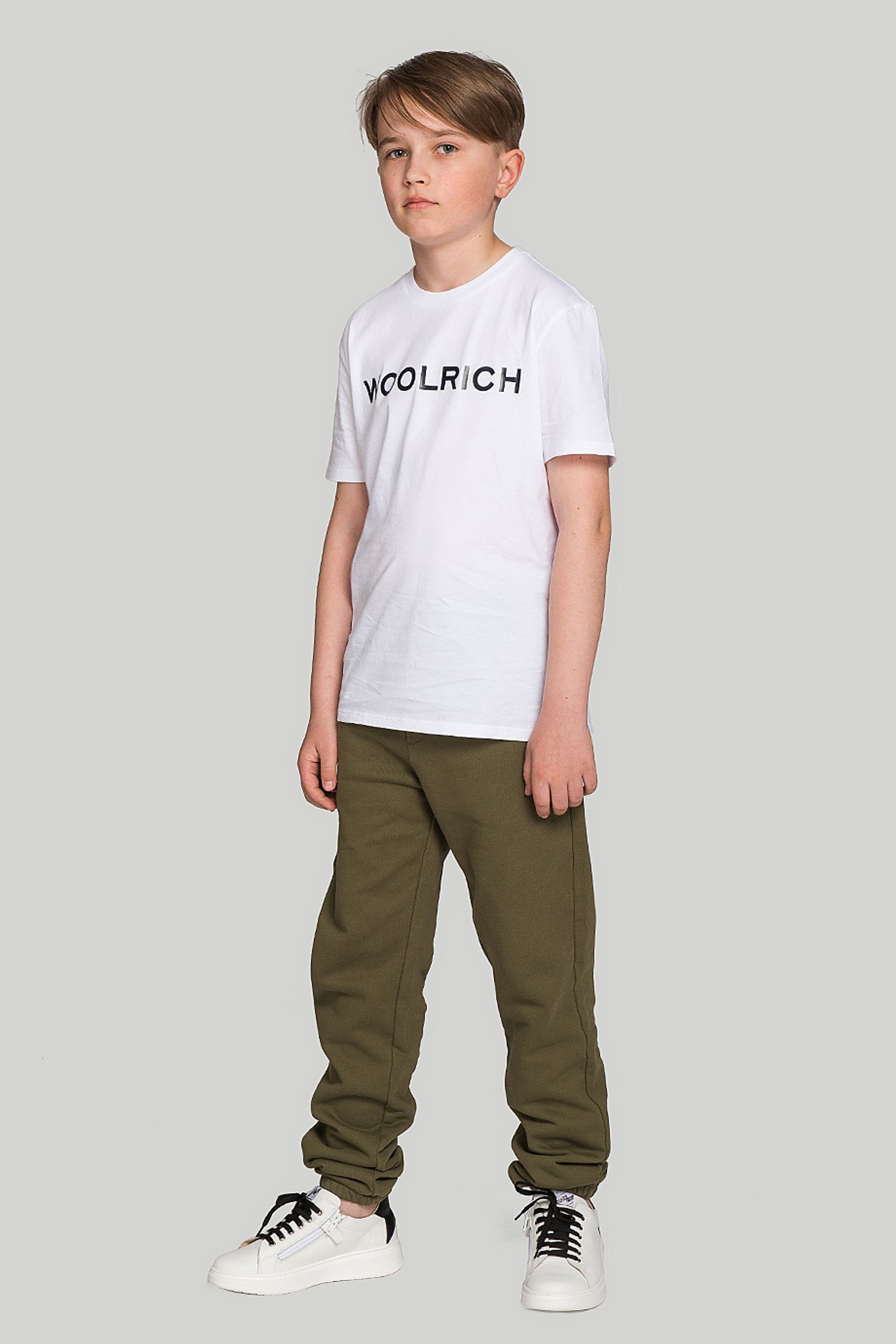 Футболка Woolrich KIDS LOGO T-SHIRT