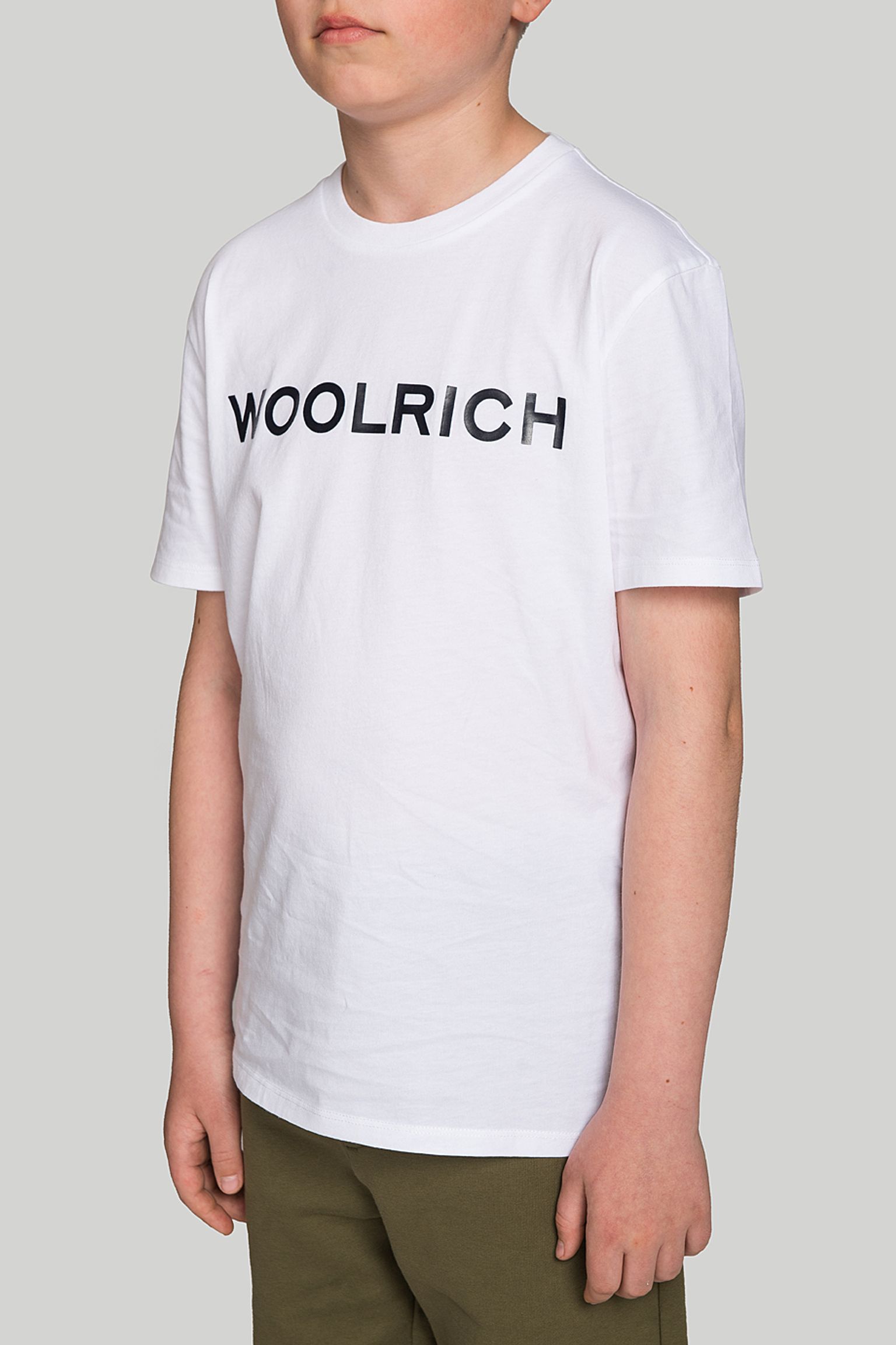 Футболка Woolrich KIDS LOGO T-SHIRT с доставкой