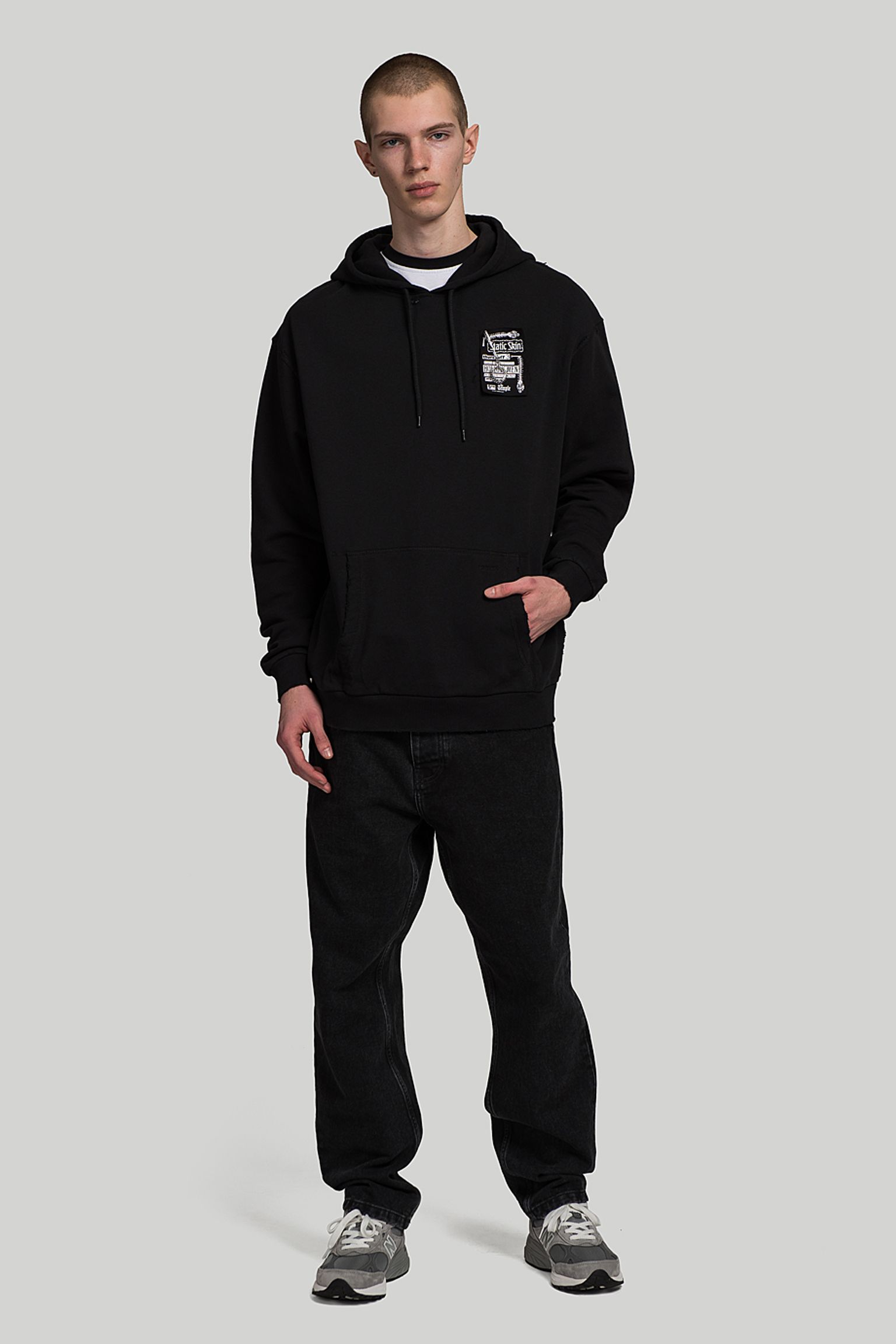 Худи Fred Perry Distressed Hooded Sweatshirt с доставкой