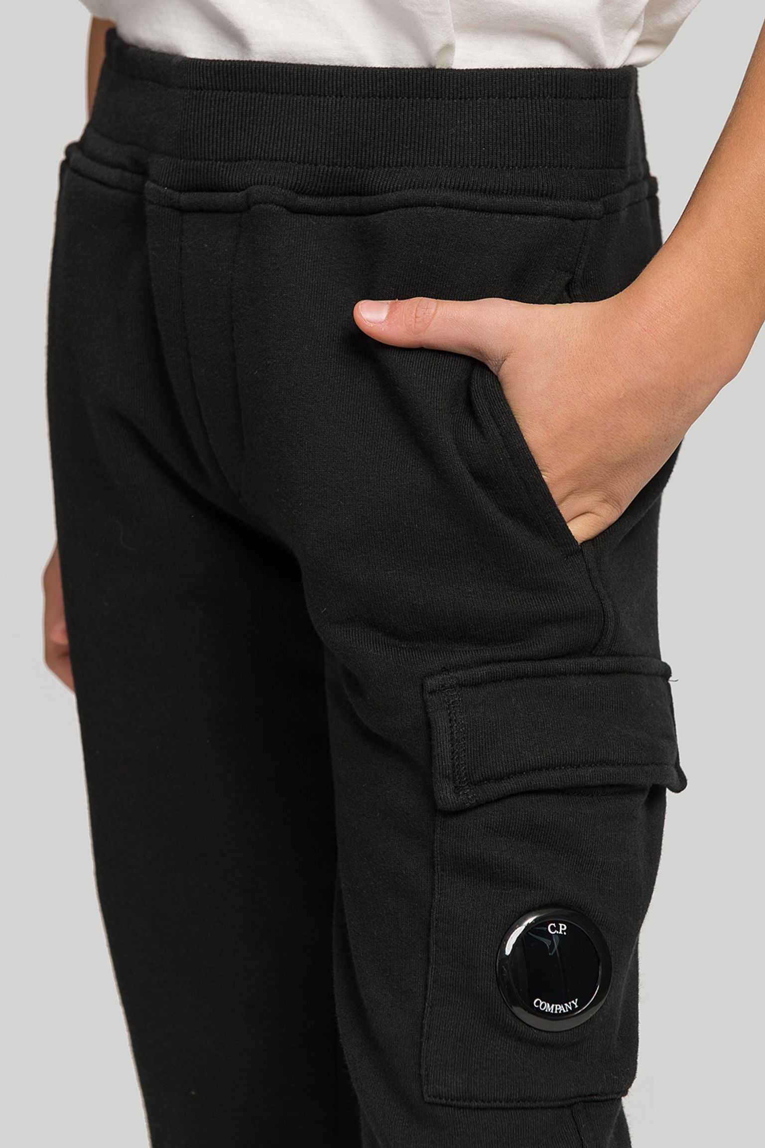 Спортивні брюки C.P. Company KIDS BASIC FLEECE SWEATPANTS з доставкою