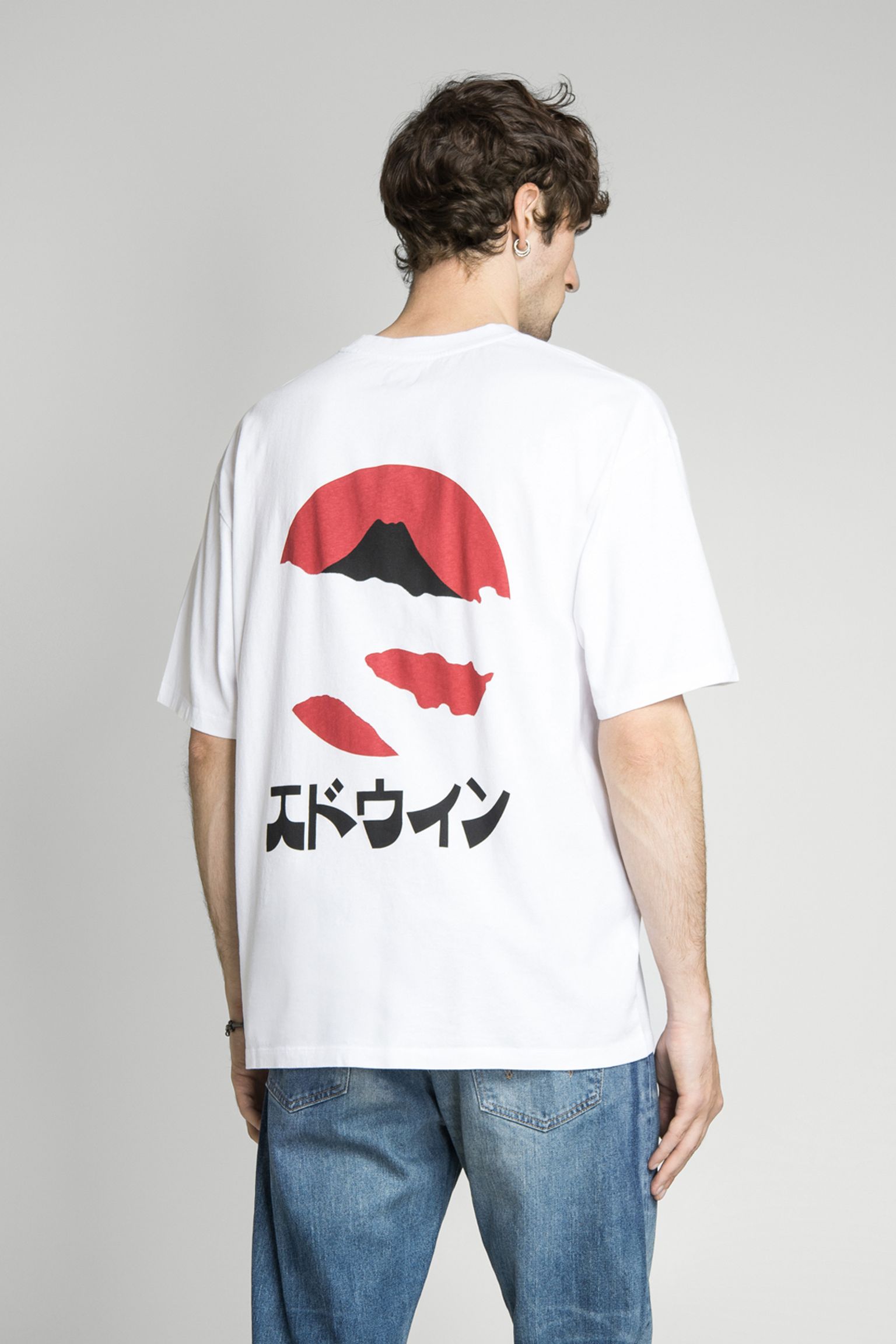Футболка Kamifuji TS Single Jersey White garment washed