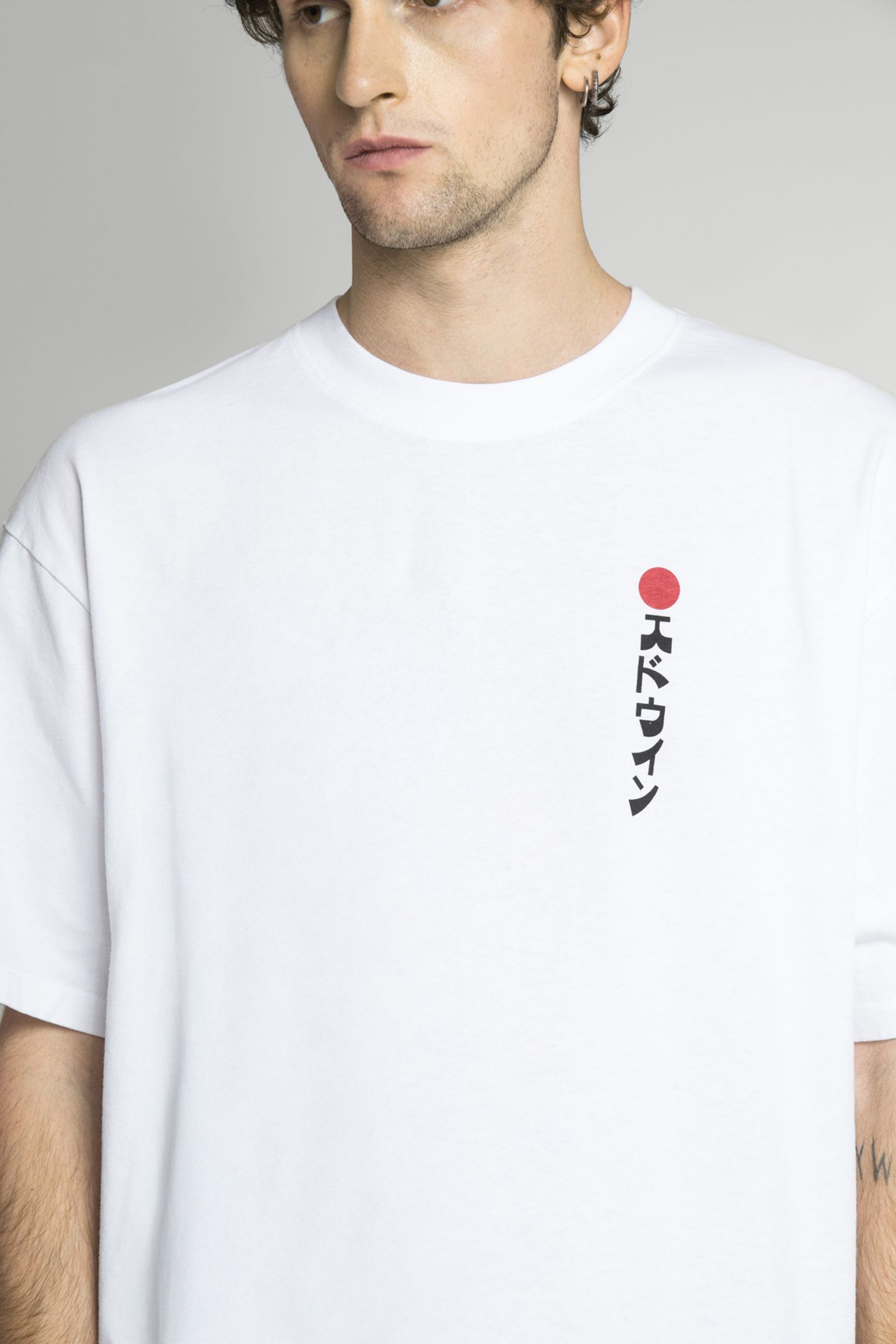 Футболка Kamifuji TS Single Jersey White garment washed