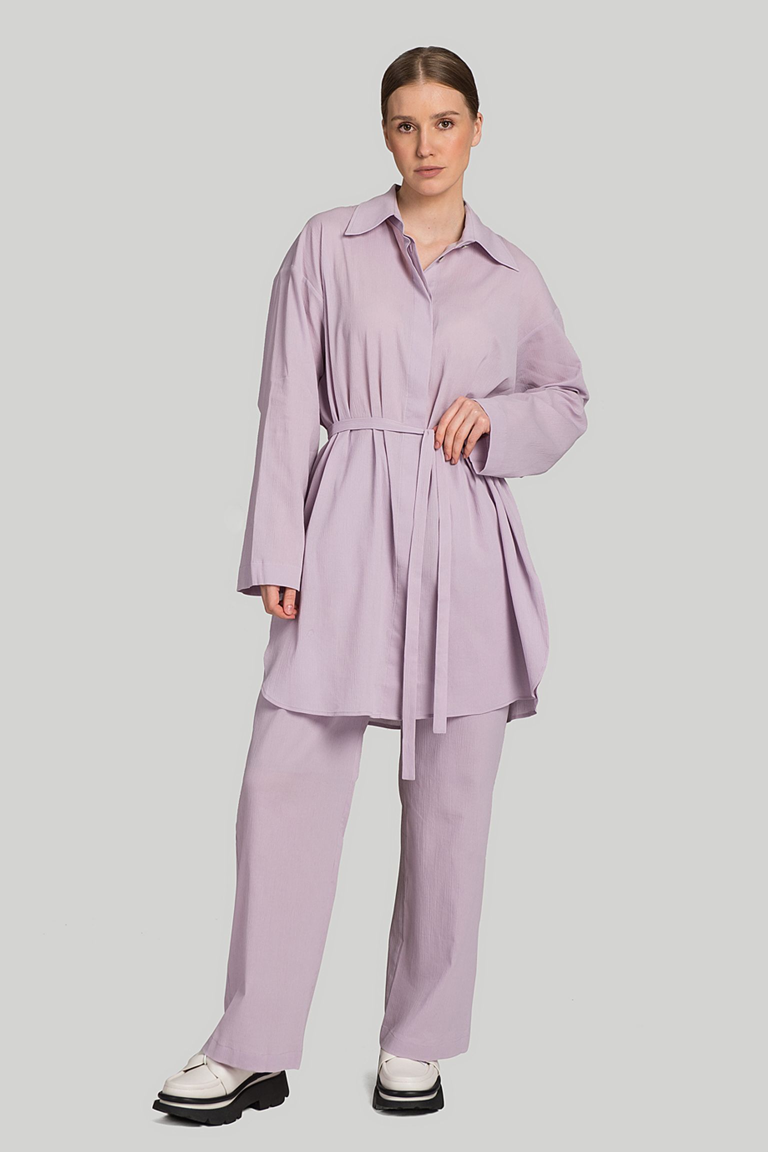 Блузка LE17SEPTEMBRE WRINKLE LONG STRING SHIRT купить в Украине